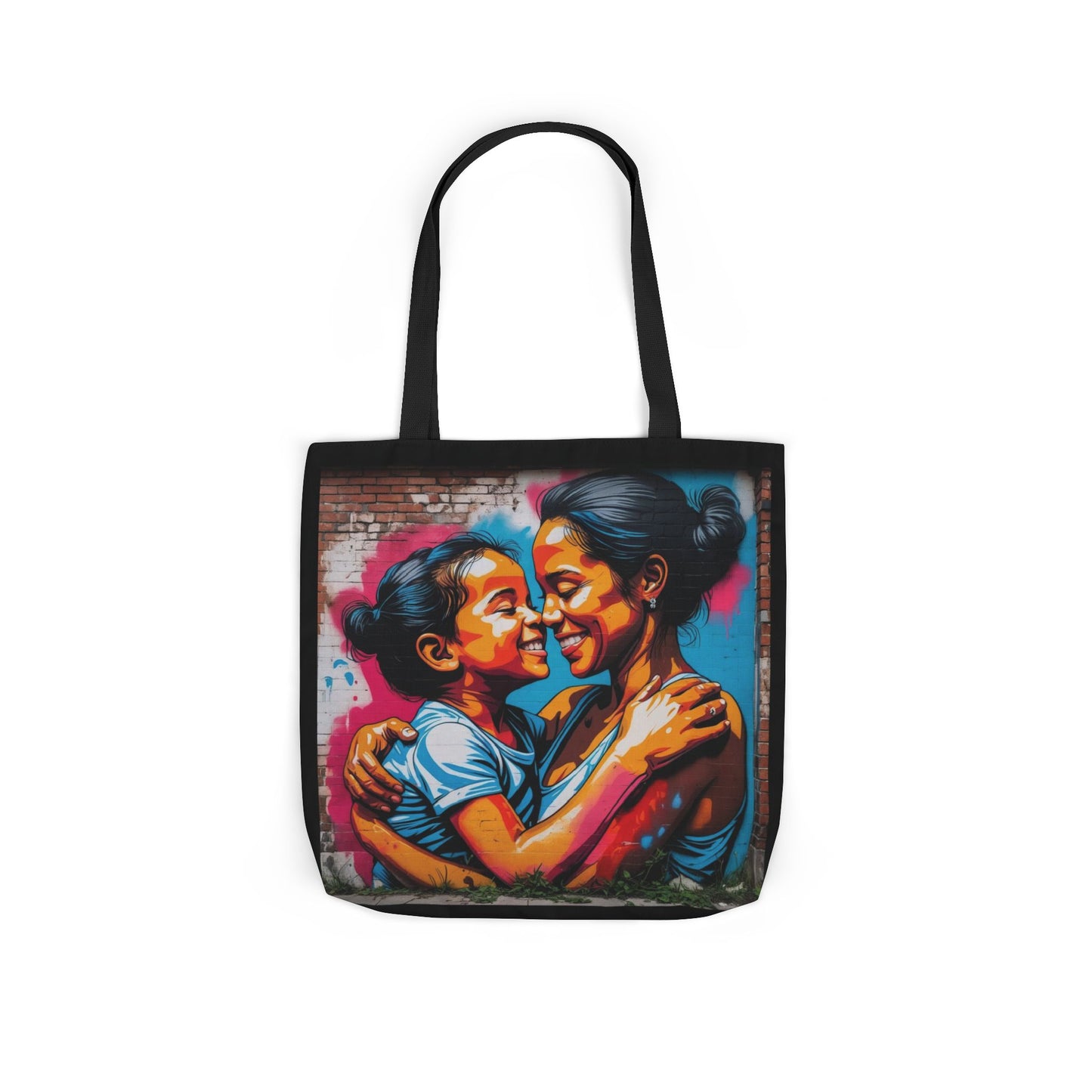 Artistic Surge - Eco-Friendly Canvas Tote Bag - SMILING HUG