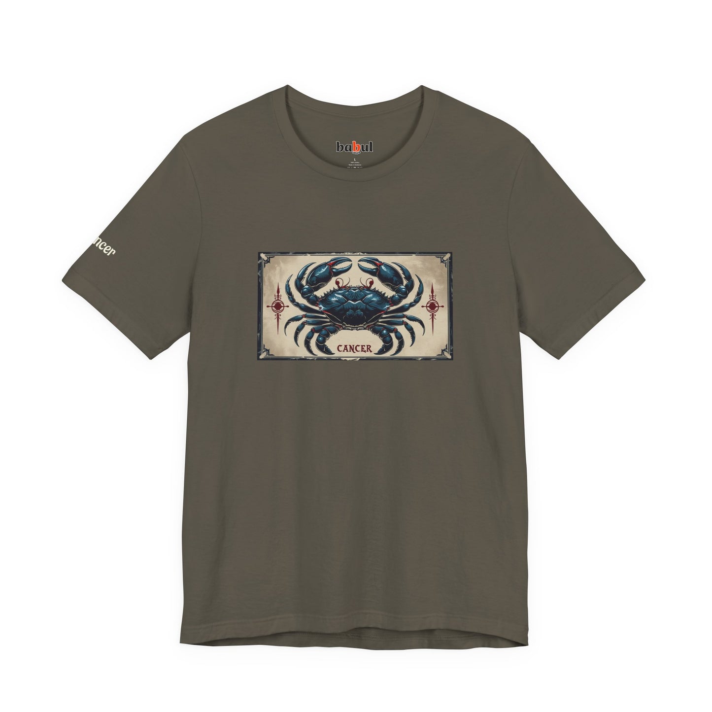 Cancer - Gothic Zodiac T-Shirt. Zodiac in the Shadows
