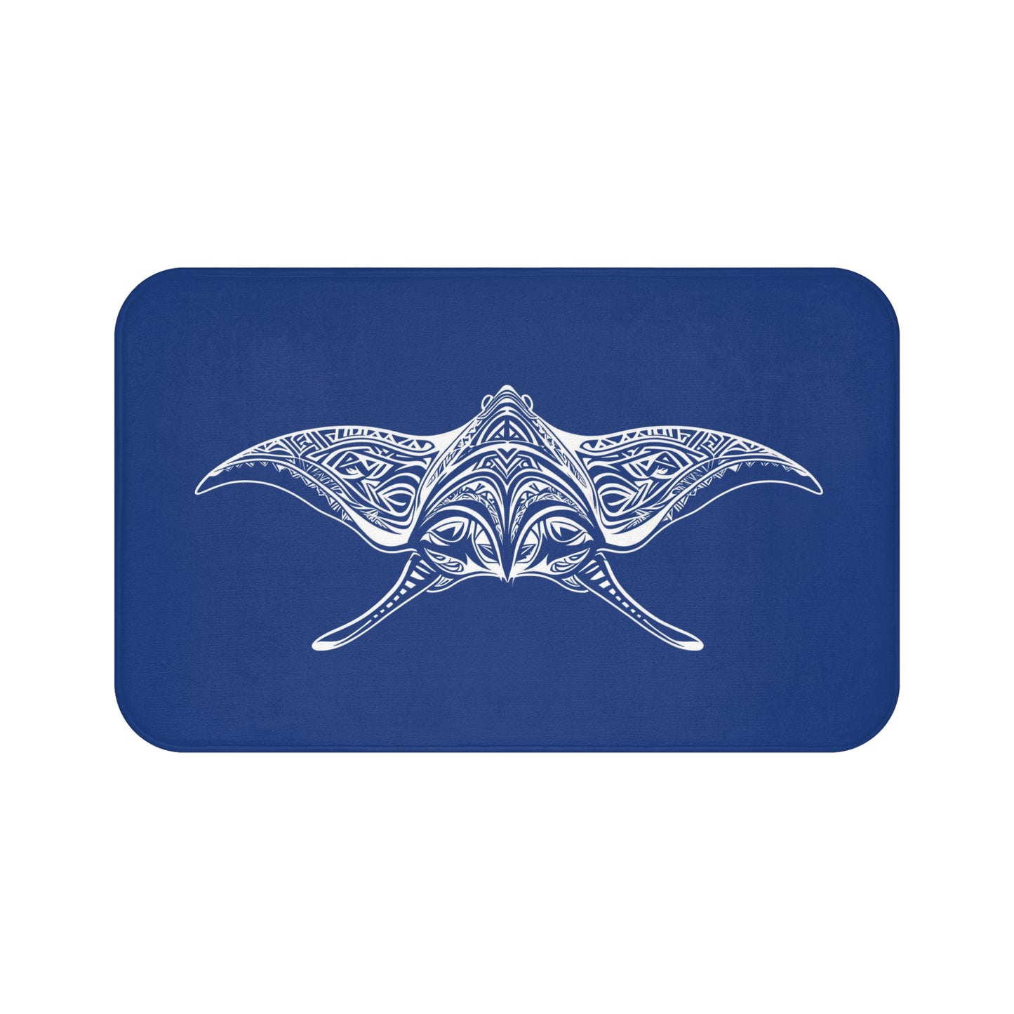 Tribal Bath Mat. Ocean Energy, Tribal Style