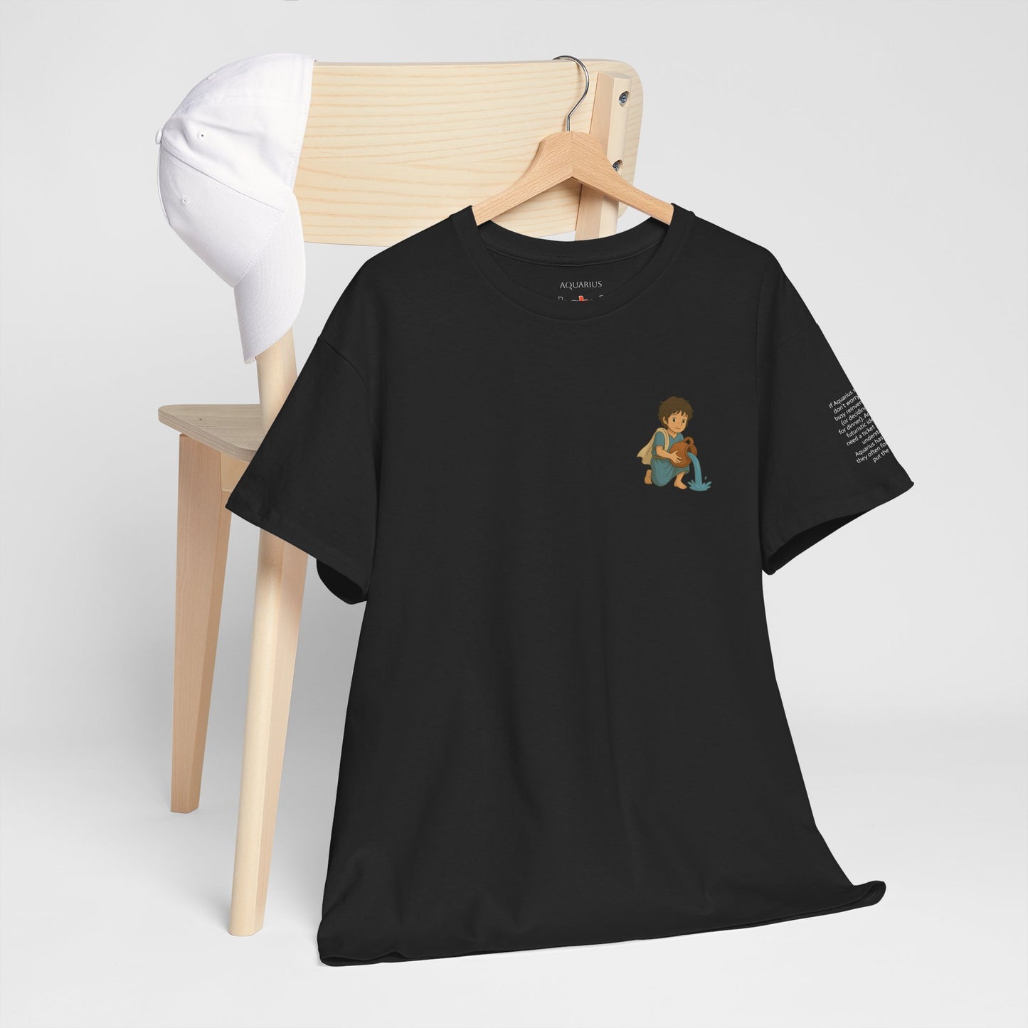 AQUARIUS - Dreamy Zodiac T-Shirts – The Magic of the Stars in Ghibli Style