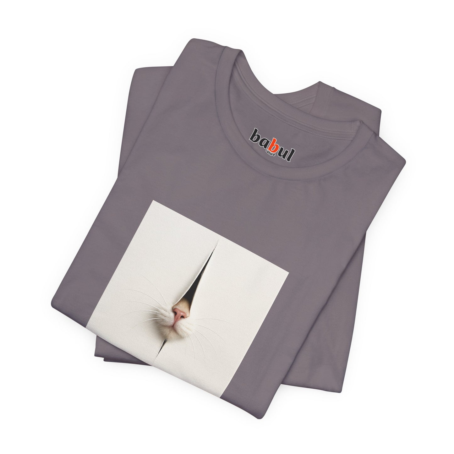 CATART Unisex Jersey Cat T-Shirt - FONTANA - Iconic Painting Reimagined with Cats