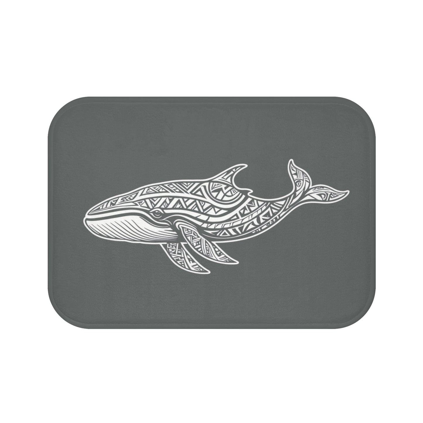 Tribal Bath Mat. Ocean Energy, Tribal Style