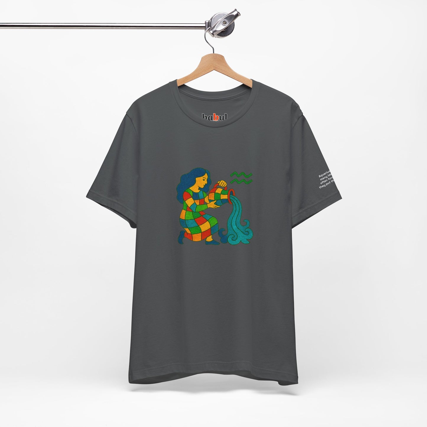AQUARIUS - T-shirt, The Zodiac Signs According to Saint Phalle
