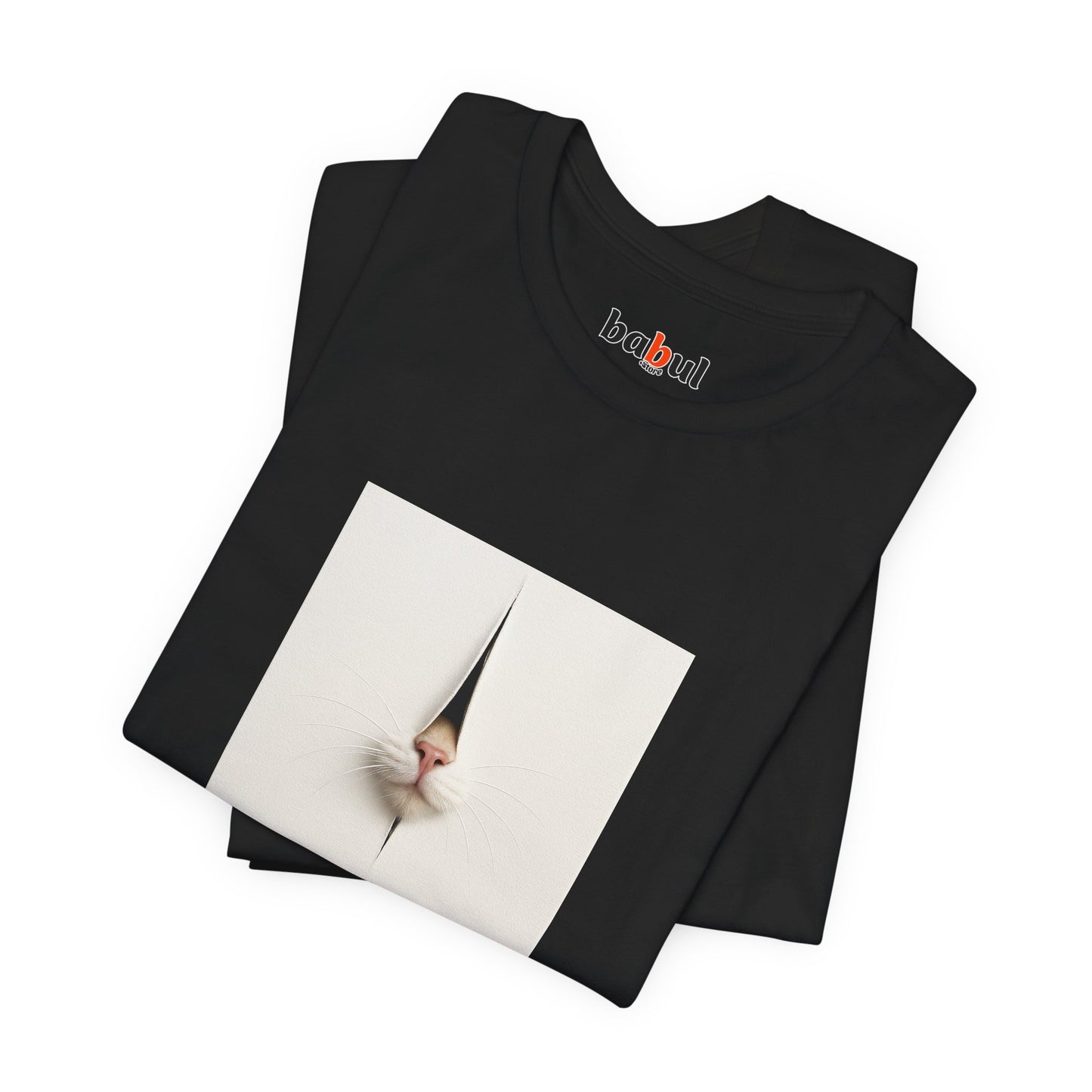 CATART Unisex Jersey Cat T-Shirt - FONTANA - Iconic Painting Reimagined with Cats