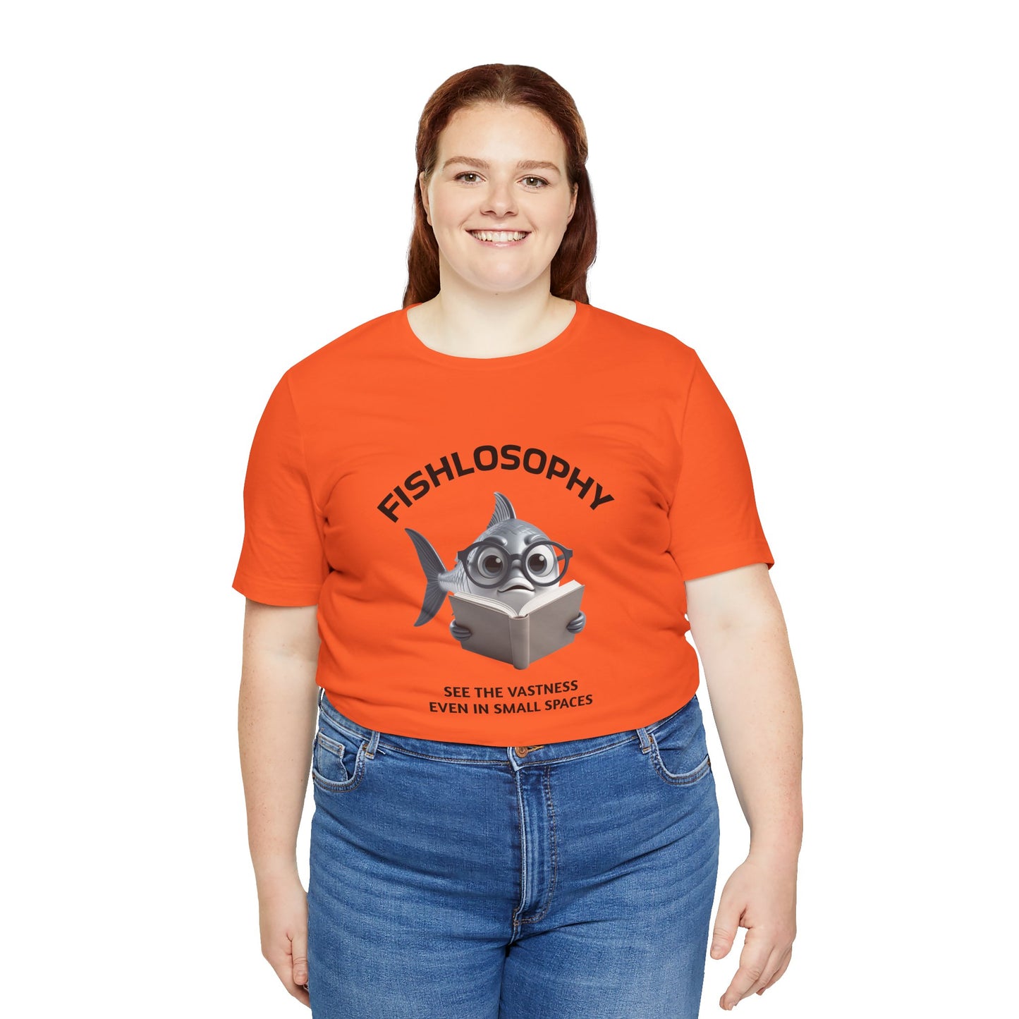 Fishlosophy Unisex Jersey Short Sleeve Tee – See the vastness even in small spaces