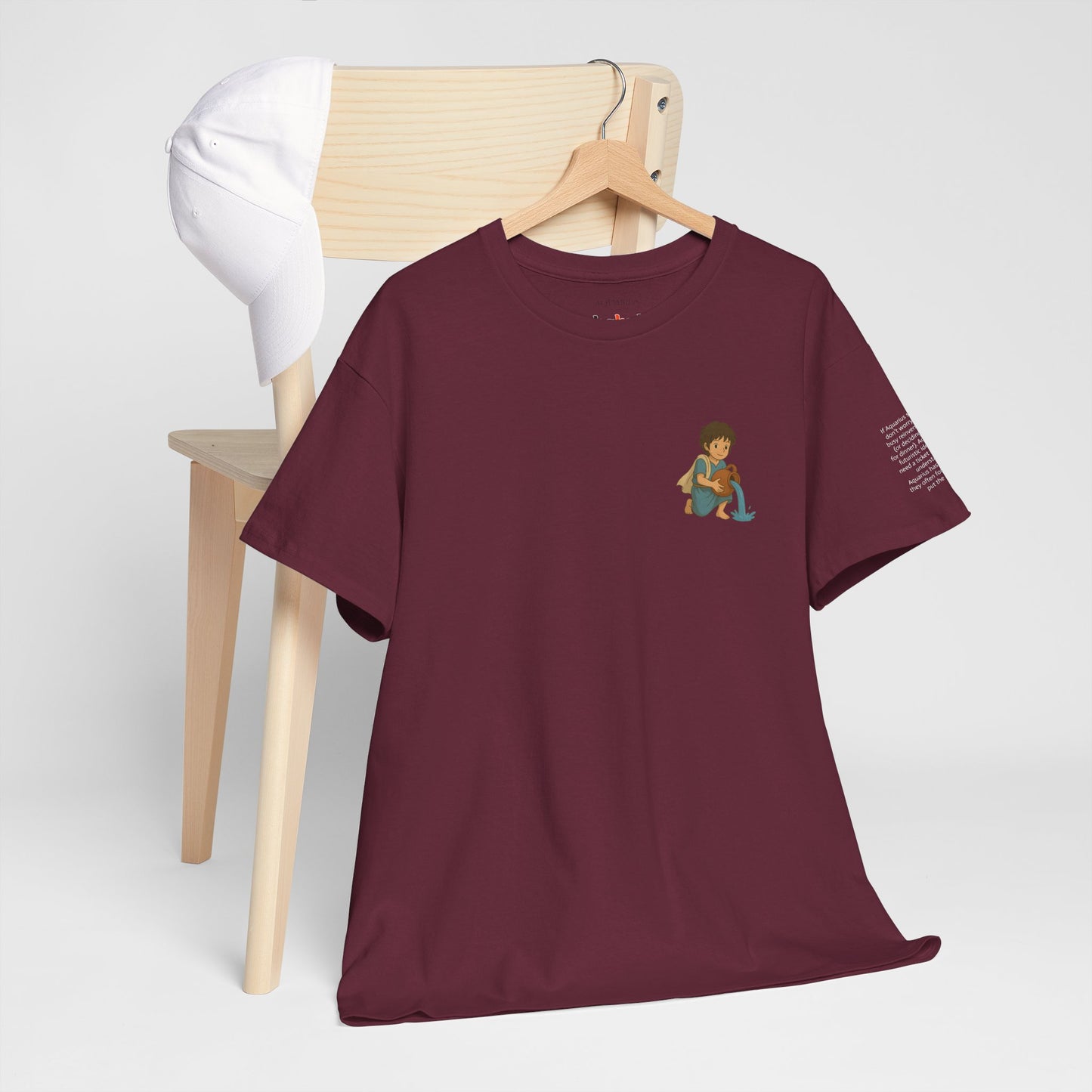 AQUARIUS - Dreamy Zodiac T-Shirts – The Magic of the Stars in Ghibli Style