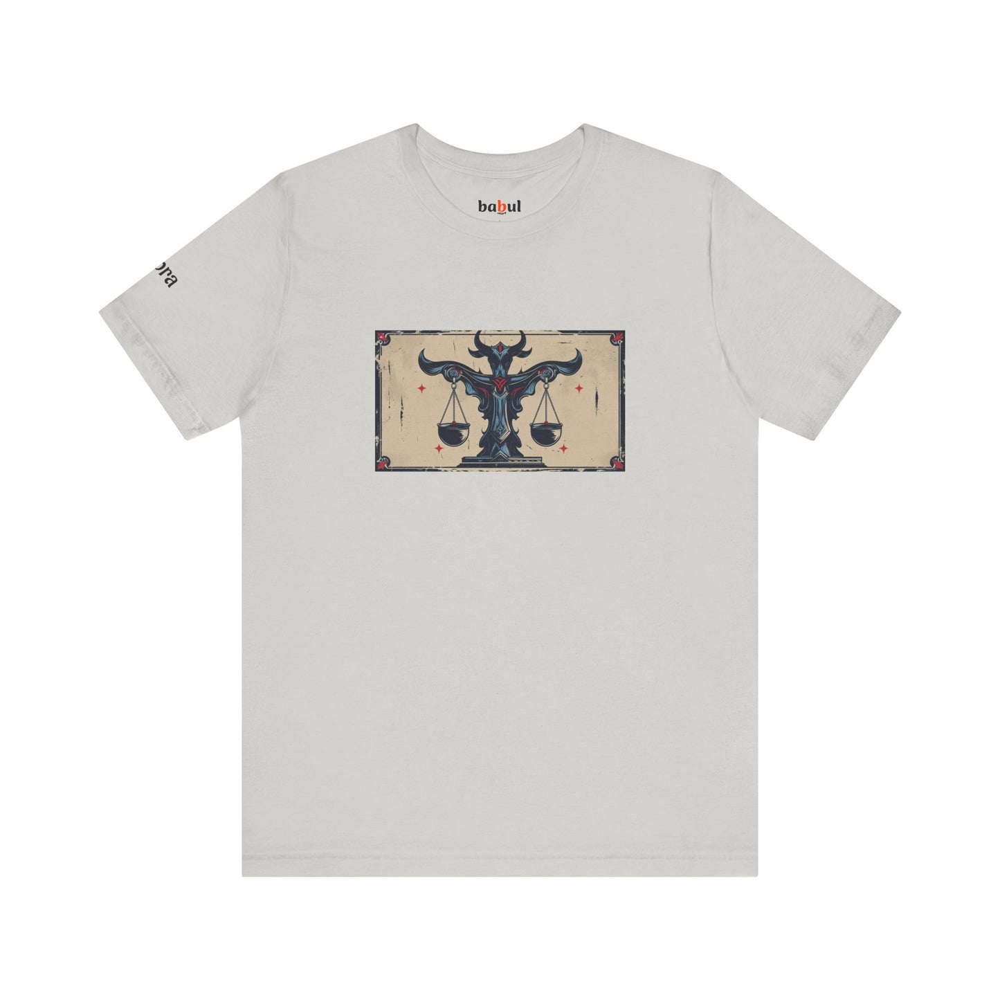 Libra - Gothic Zodiac T-Shirt. Zodiac in the Shadows