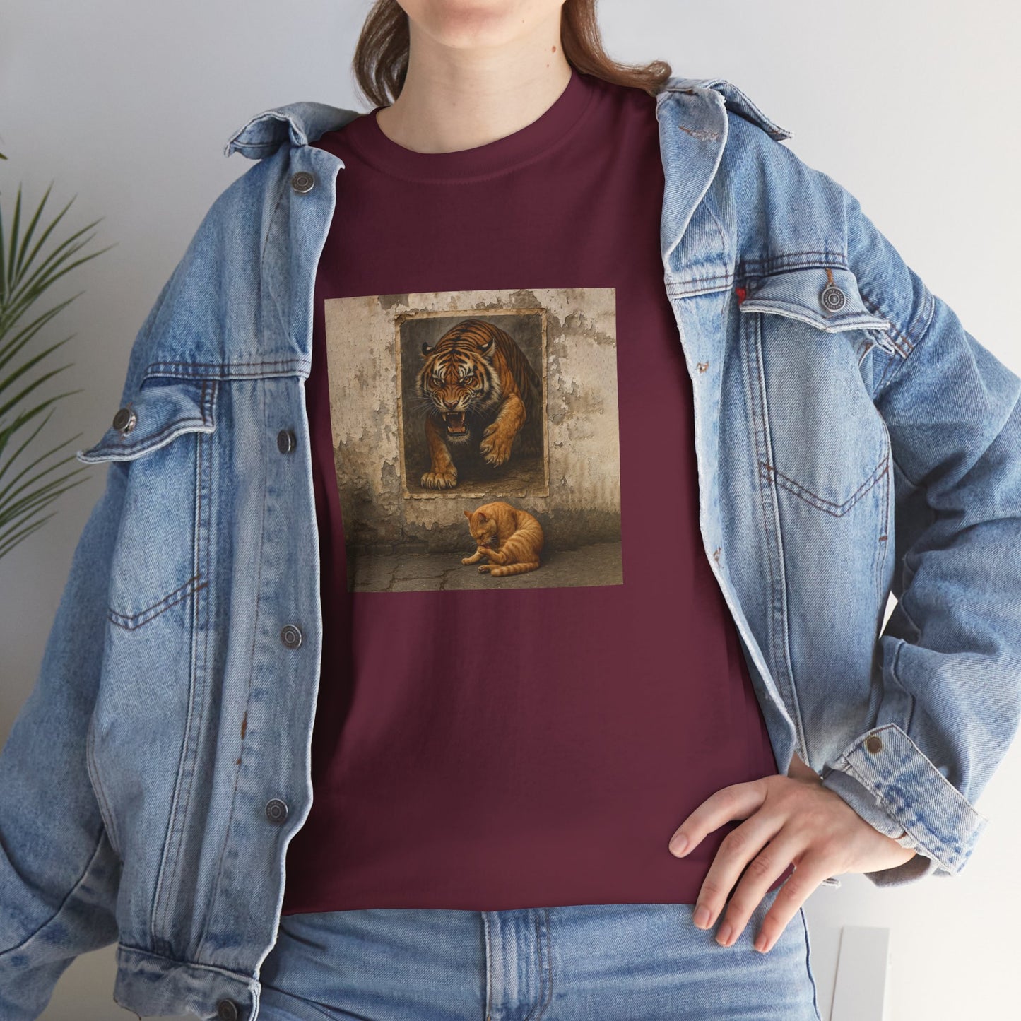 Rebel Graphic Tee - Unisex Heavy Cotton T-Shirt for the Wild at Heart. Rebel Tees, Born to Be Worn