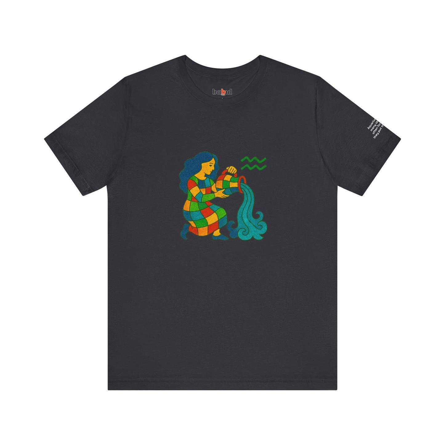 AQUARIUS - T-shirt, The Zodiac Signs According to Saint Phalle