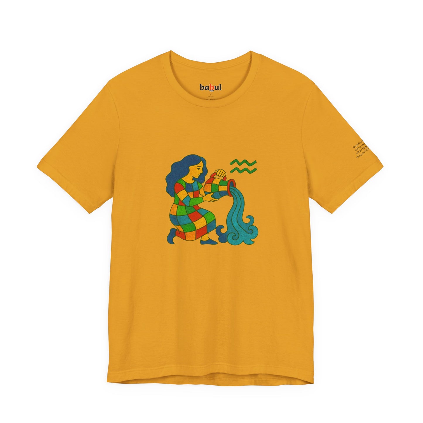AQUARIUS - T-shirt, The Zodiac Signs According to Saint Phalle