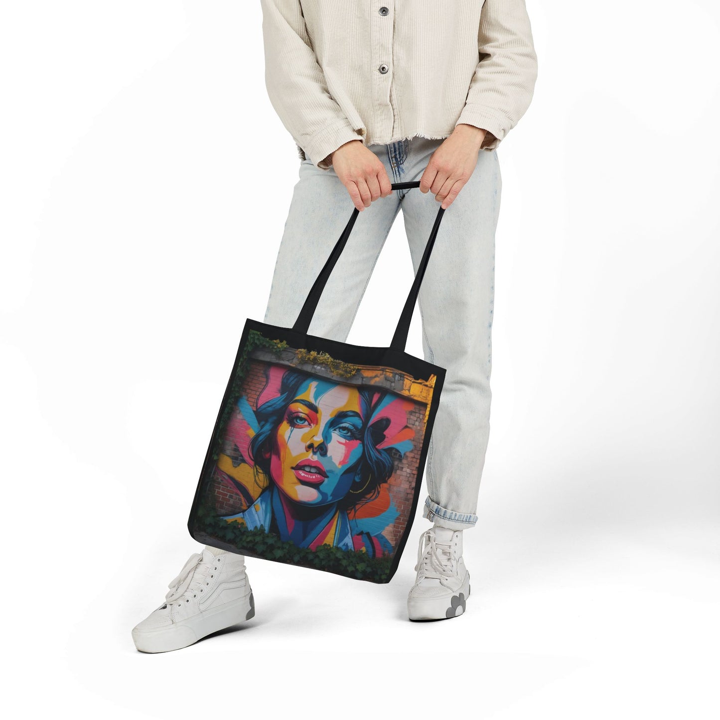 Artistic Surge - Eco-Friendly Canvas Tote Bag - FEMALE FACE