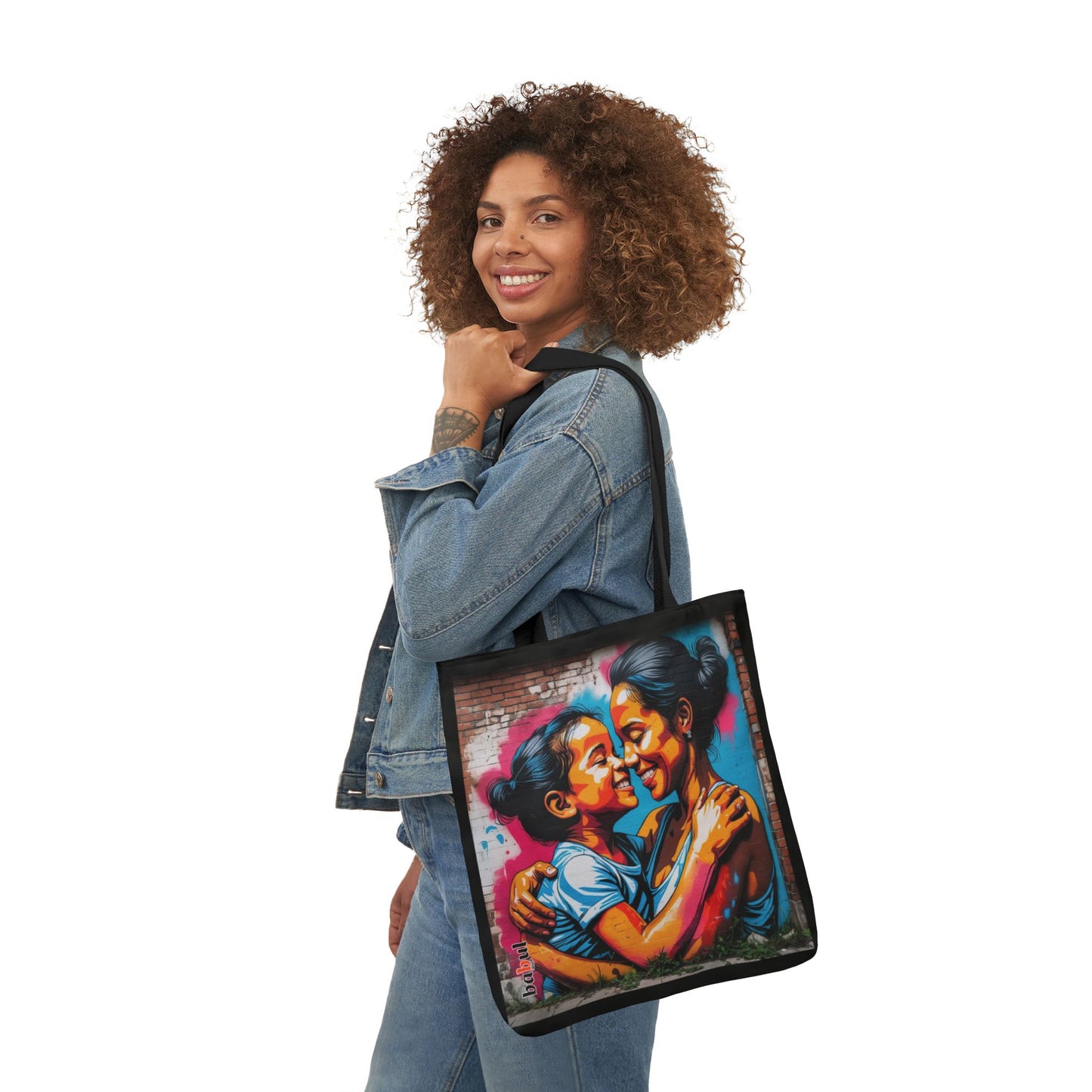Artistic Surge - Eco-Friendly Canvas Tote Bag - SMILING HUG