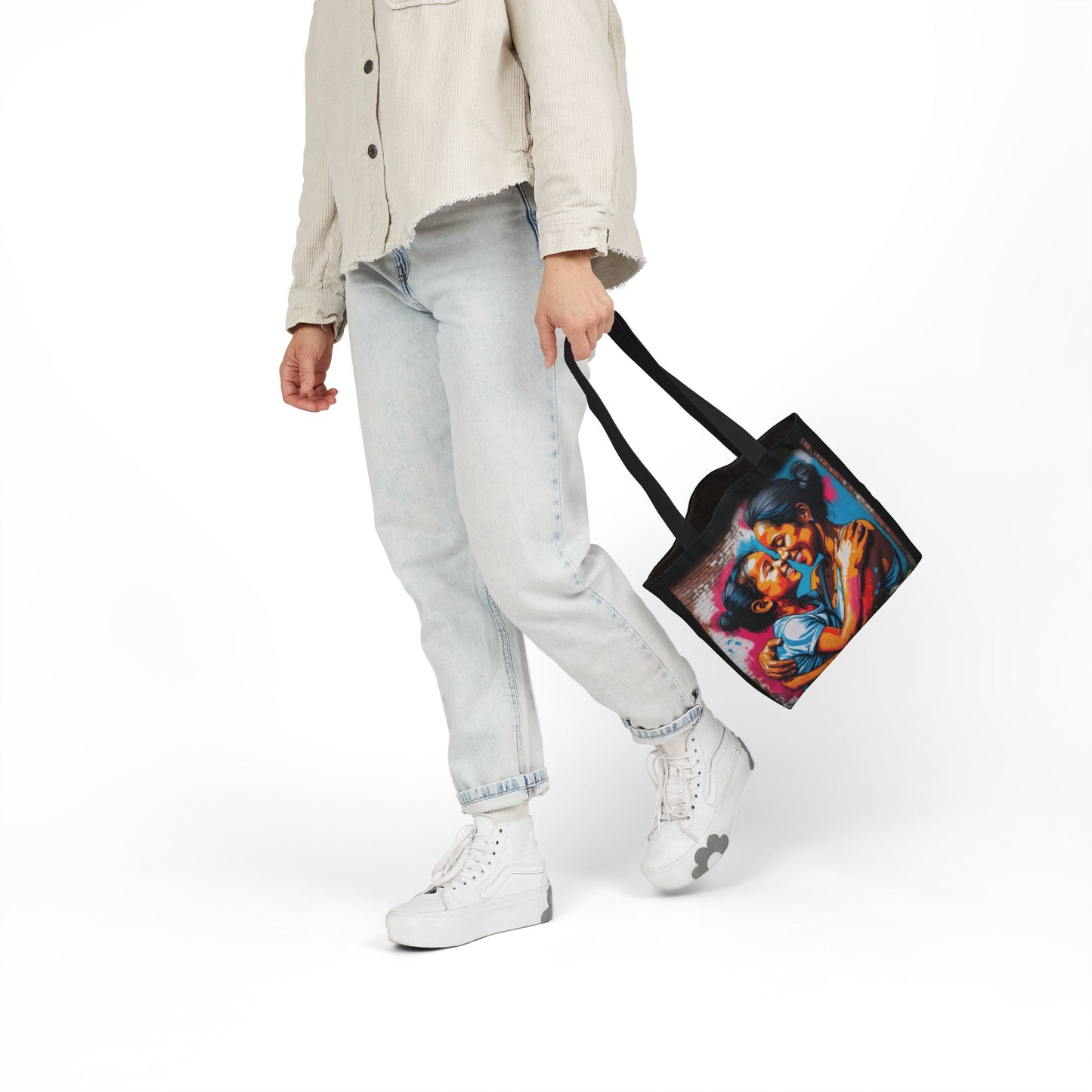 Artistic Surge - Eco-Friendly Canvas Tote Bag - SMILING HUG