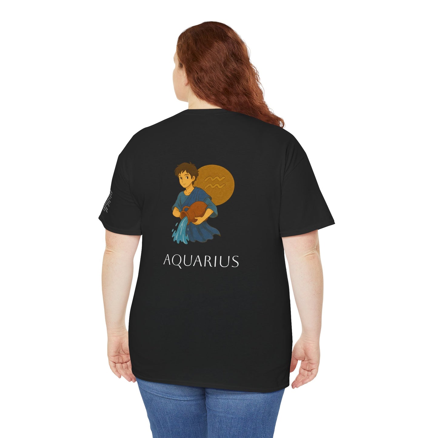 AQUARIUS - Dreamy Zodiac T-Shirts – The Magic of the Stars in Ghibli Style