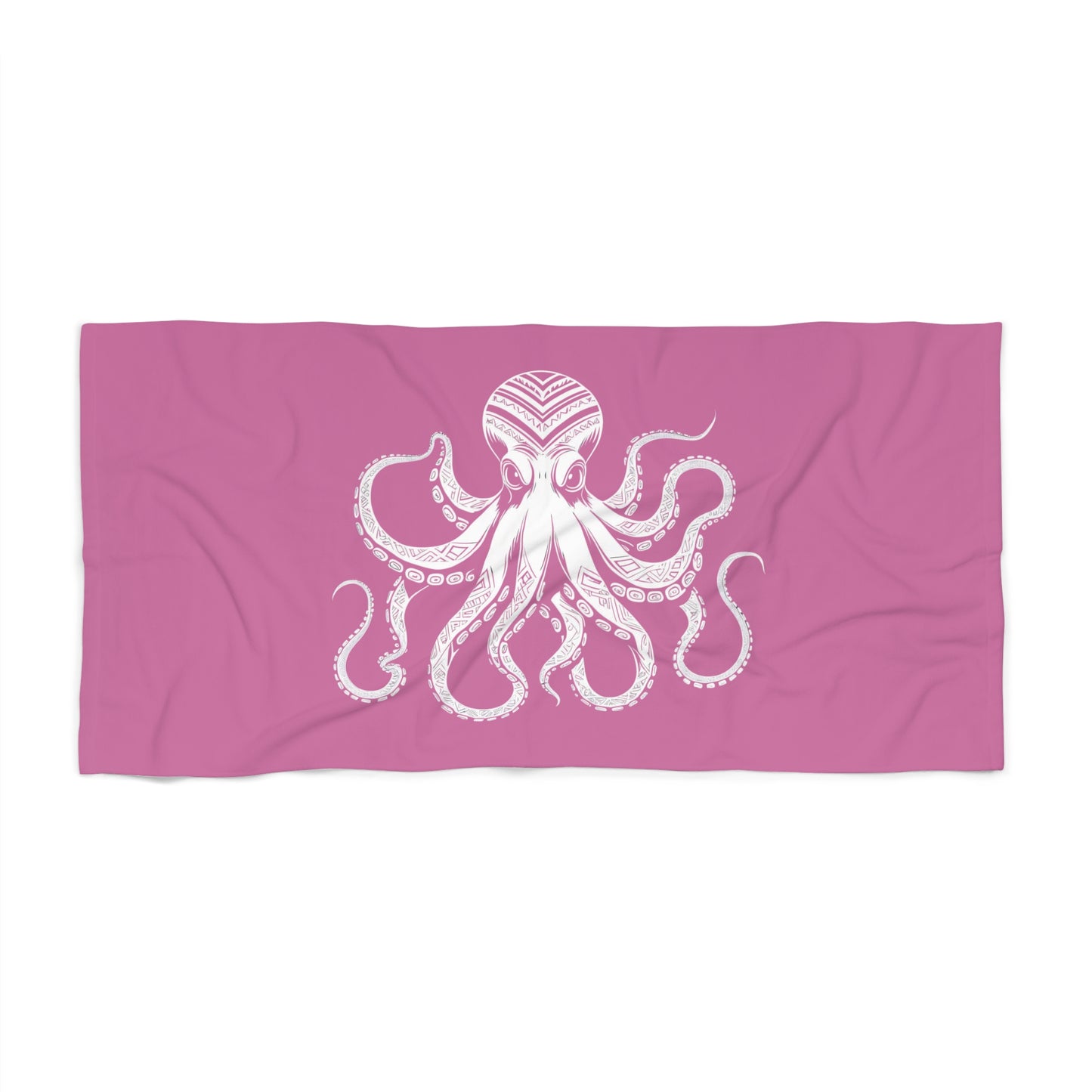 Tribal Waves Beach Towel - OCTOPUS