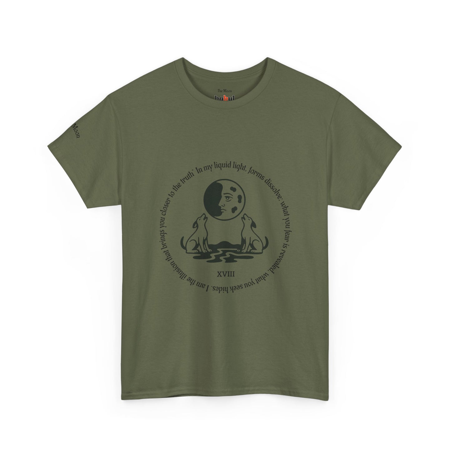 The Moon - ArcanaPop T-Shirt – Where Tarot Magic Meets Pop Art