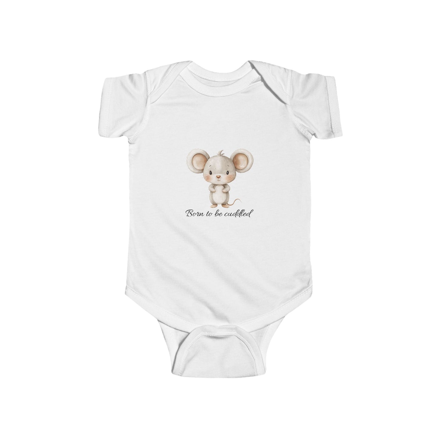 Adorable Baby Bodysuit with Mouse Design