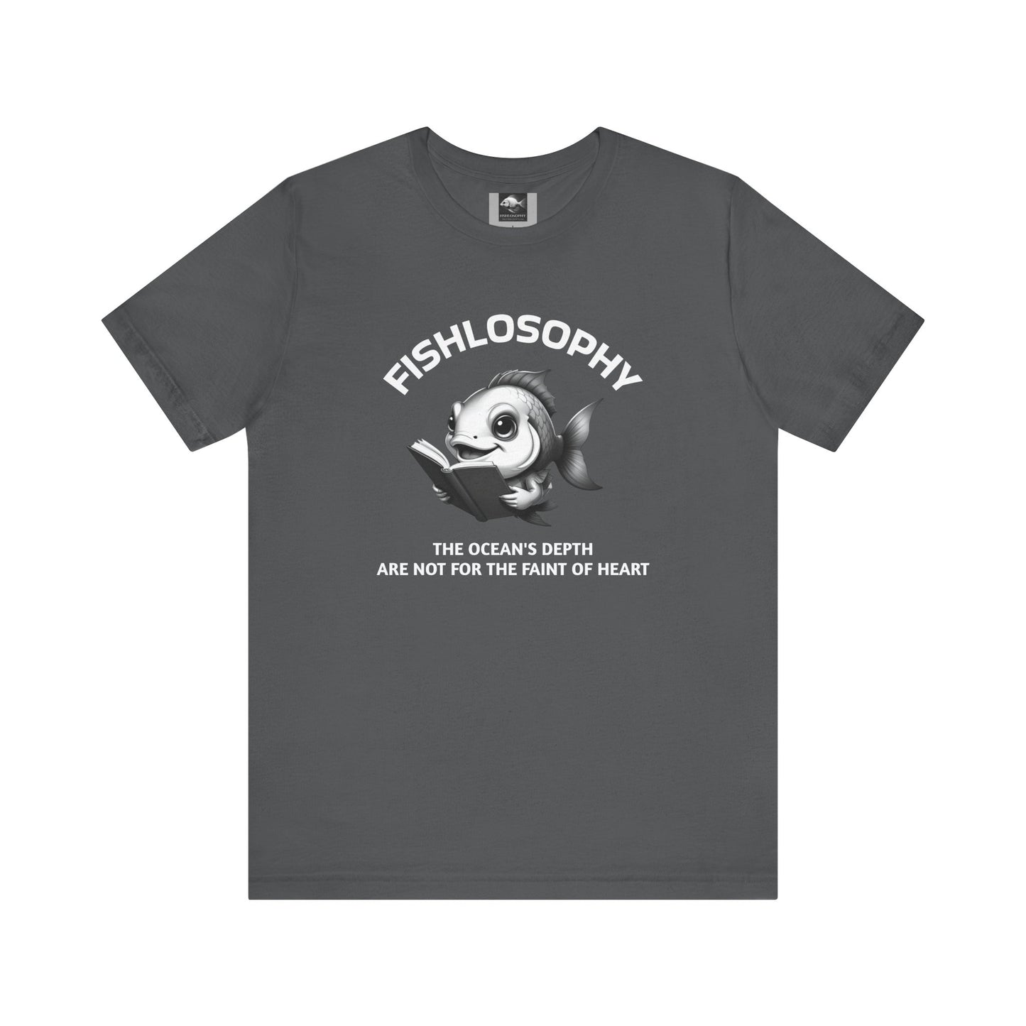 Fishlosophy Unisex Jersey Short Sleeve Tee – The Ocean' depth is not for the faint of heart