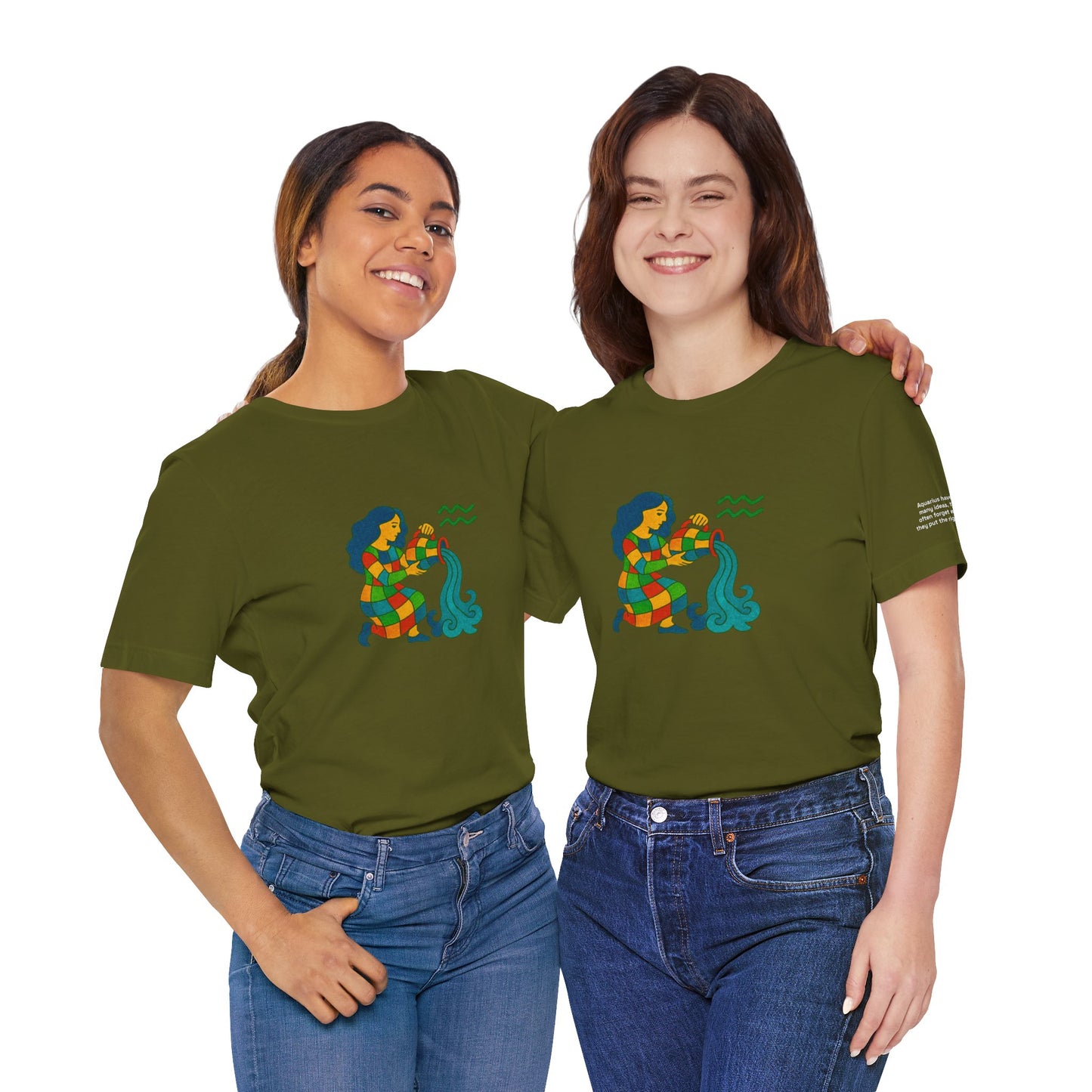 AQUARIUS - T-shirt, The Zodiac Signs According to Saint Phalle