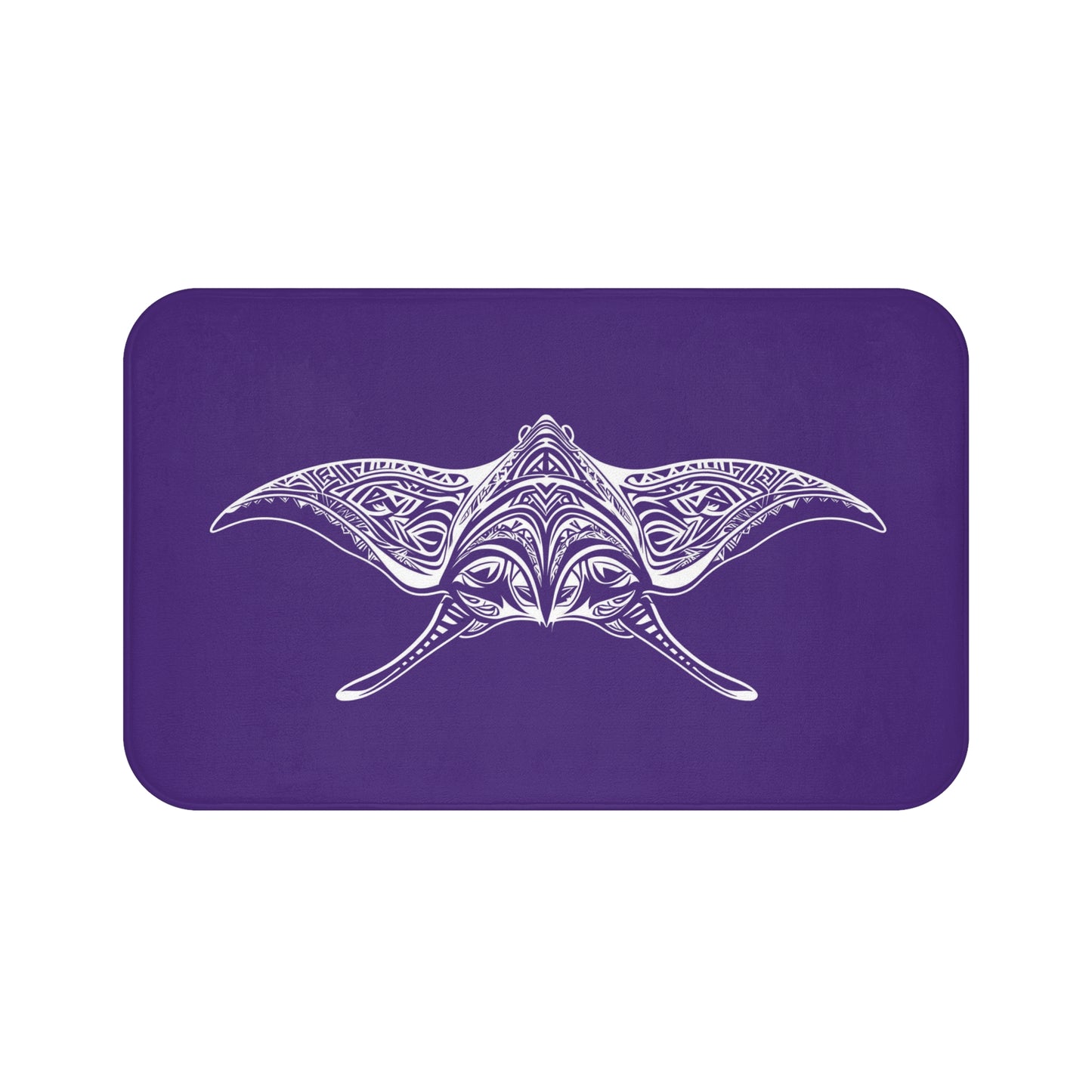 Tribal Bath Mat. Ocean Energy, Tribal Style
