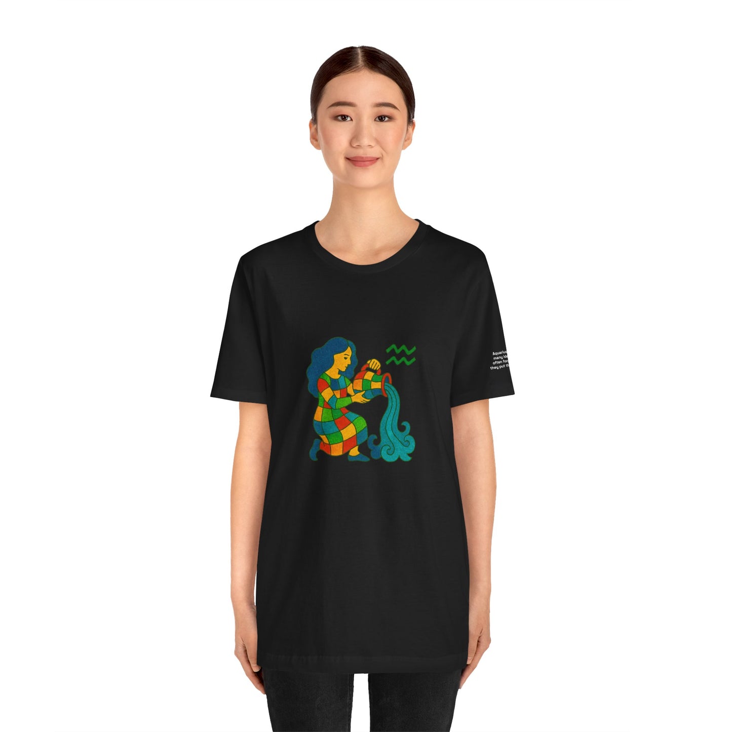 AQUARIUS - T-shirt, The Zodiac Signs According to Saint Phalle