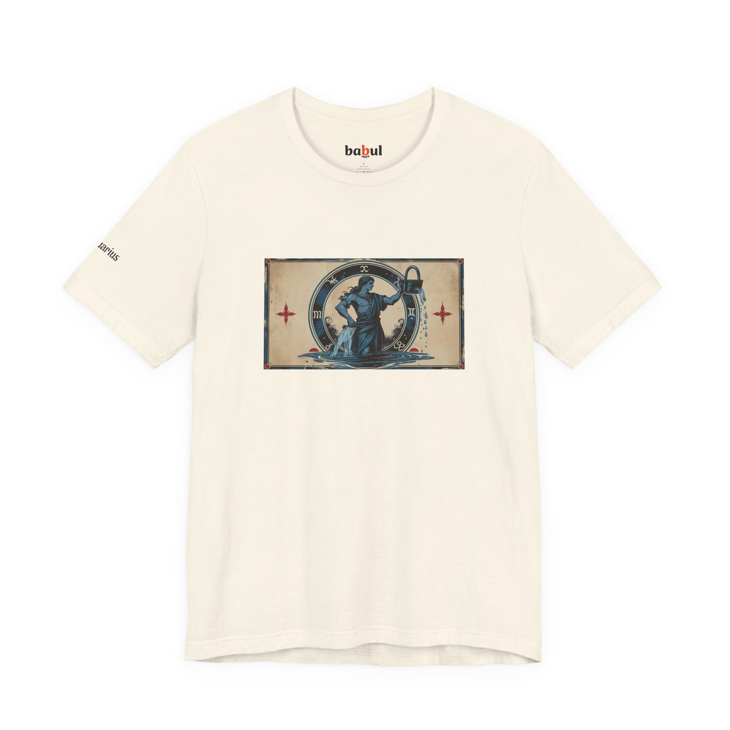 Aquarius - Gothic Zodiac T-Shirt. Zodiac in the Shadows