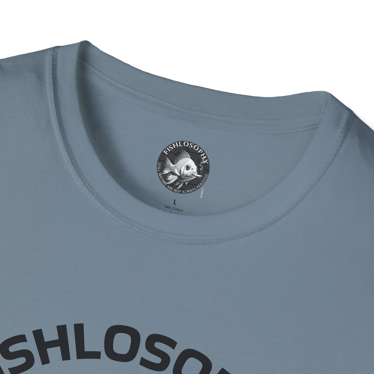 Fishlosophy Unisex T-Shirt - Ocean Vibes and Life's Questions Design - PEARLS OF WISDOM FROM THE FISH WORLD