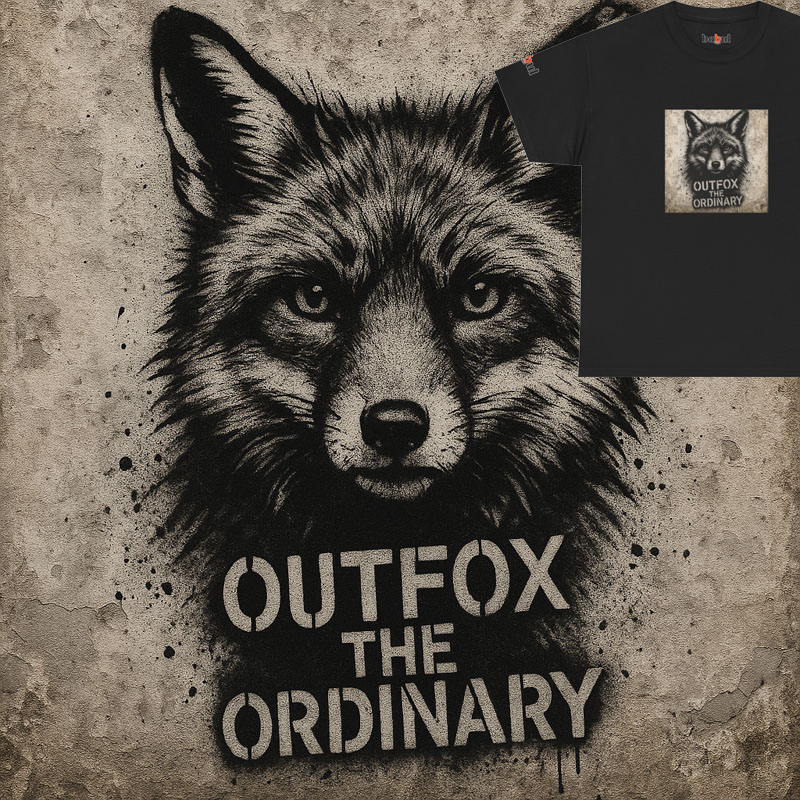 Rebel Graphic Tee - Unisex Heavy Cotton T-Shirt for the Wild at Heart. Rebel Tees, Born to Be Worn - Outfox The Ordinary