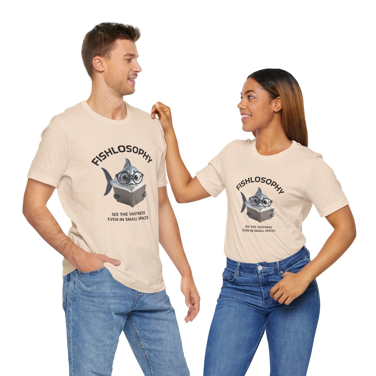 Fishlosophy Unisex Jersey Short Sleeve Tee – See the vastness even in small spaces