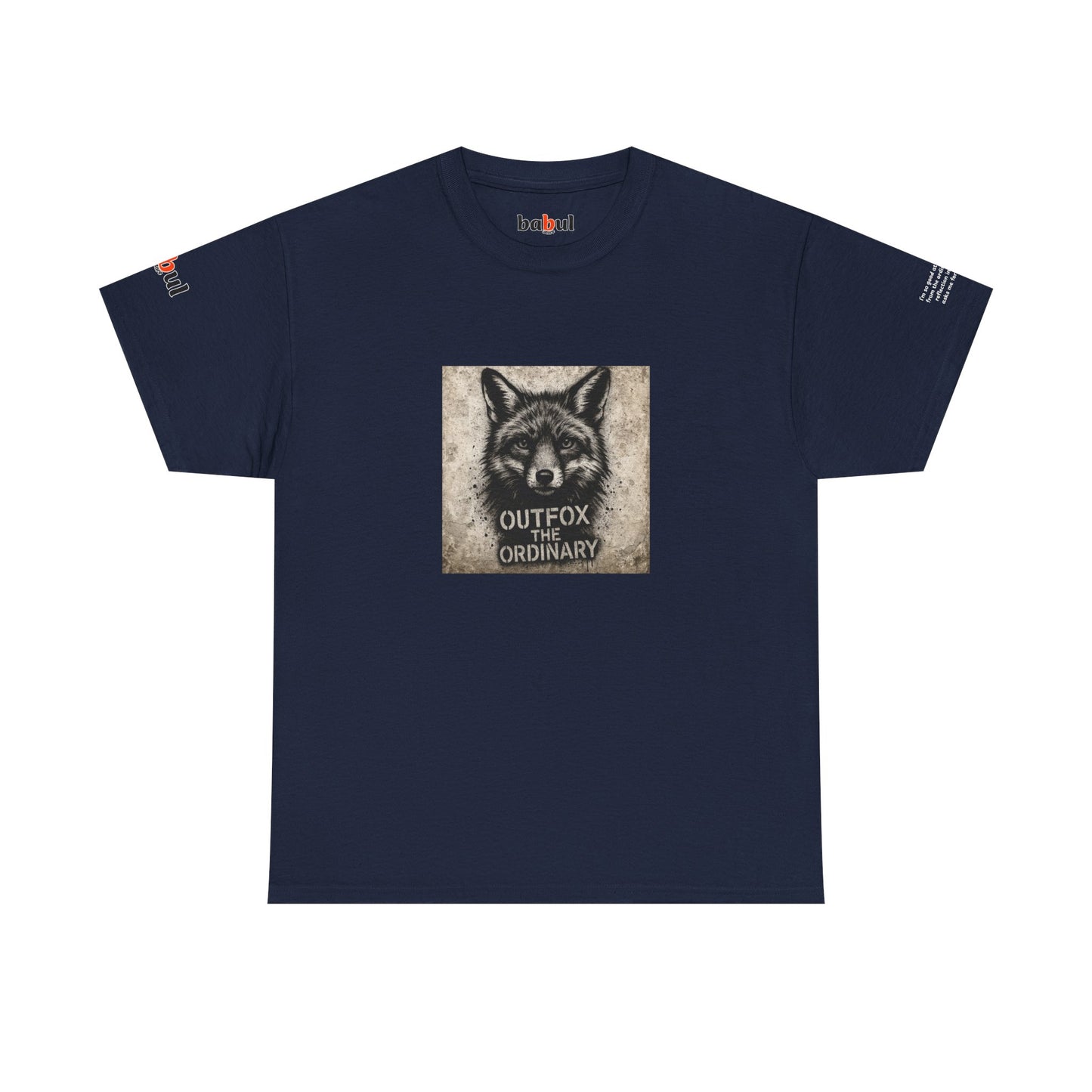 Rebel Graphic Tee - Unisex Heavy Cotton T-Shirt for the Wild at Heart. Rebel Tees, Born to Be Worn - Outfox The Ordinary