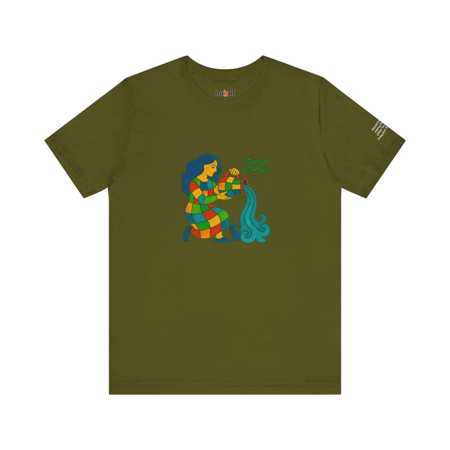 AQUARIUS - T-shirt, The Zodiac Signs According to Saint Phalle
