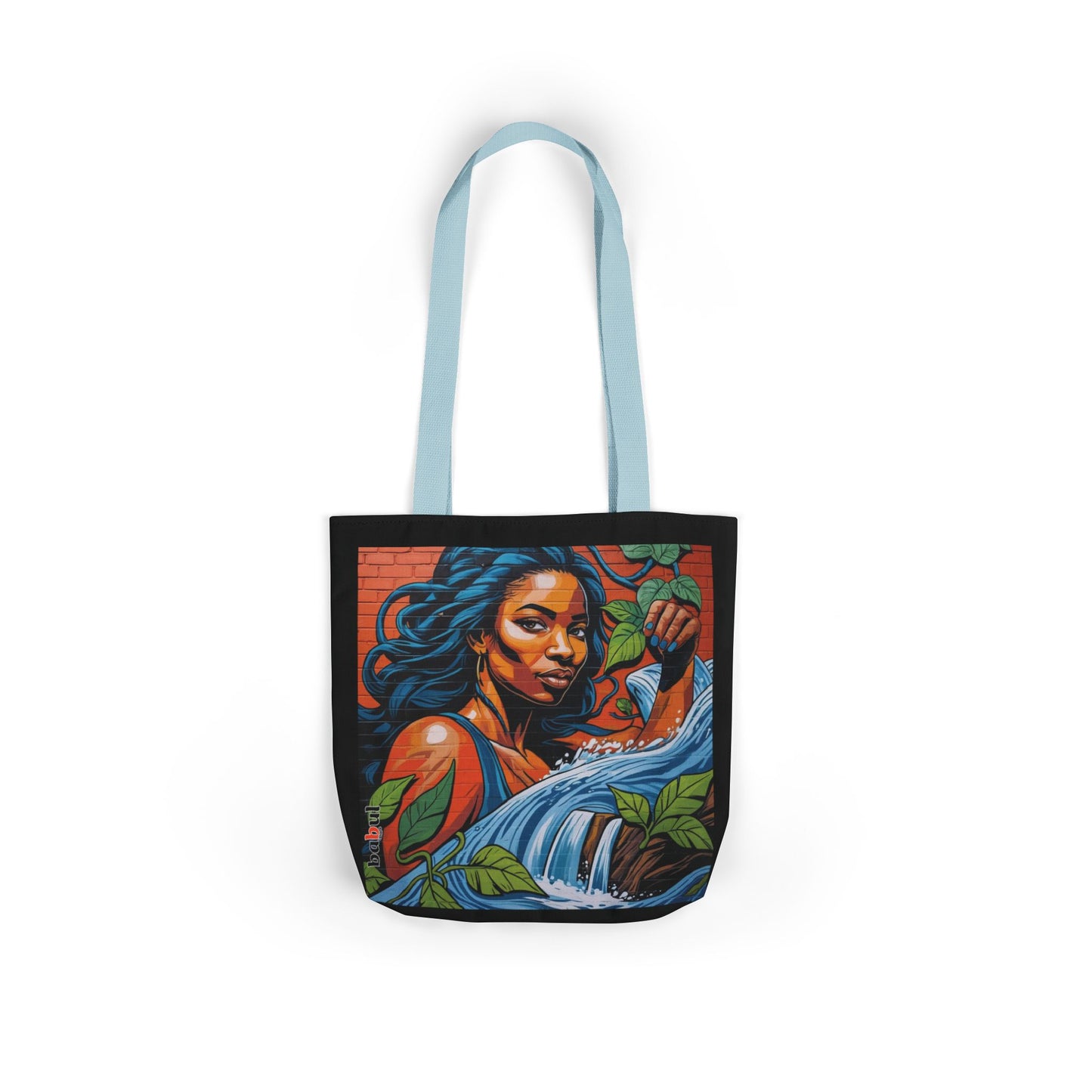 Artistic Surge - Eco-Friendly Canvas Tote Bag - WOMAN WITH WATER