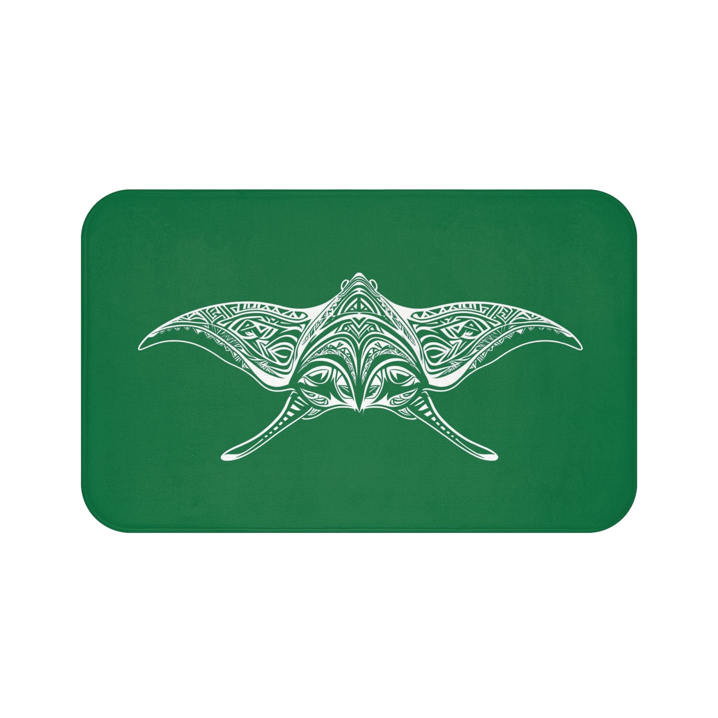 Tribal Bath Mat. Ocean Energy, Tribal Style