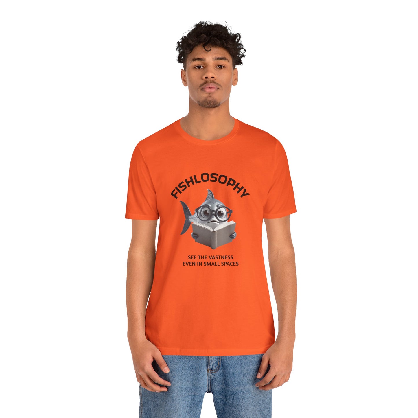 Fishlosophy Unisex Jersey Short Sleeve Tee – See the vastness even in small spaces