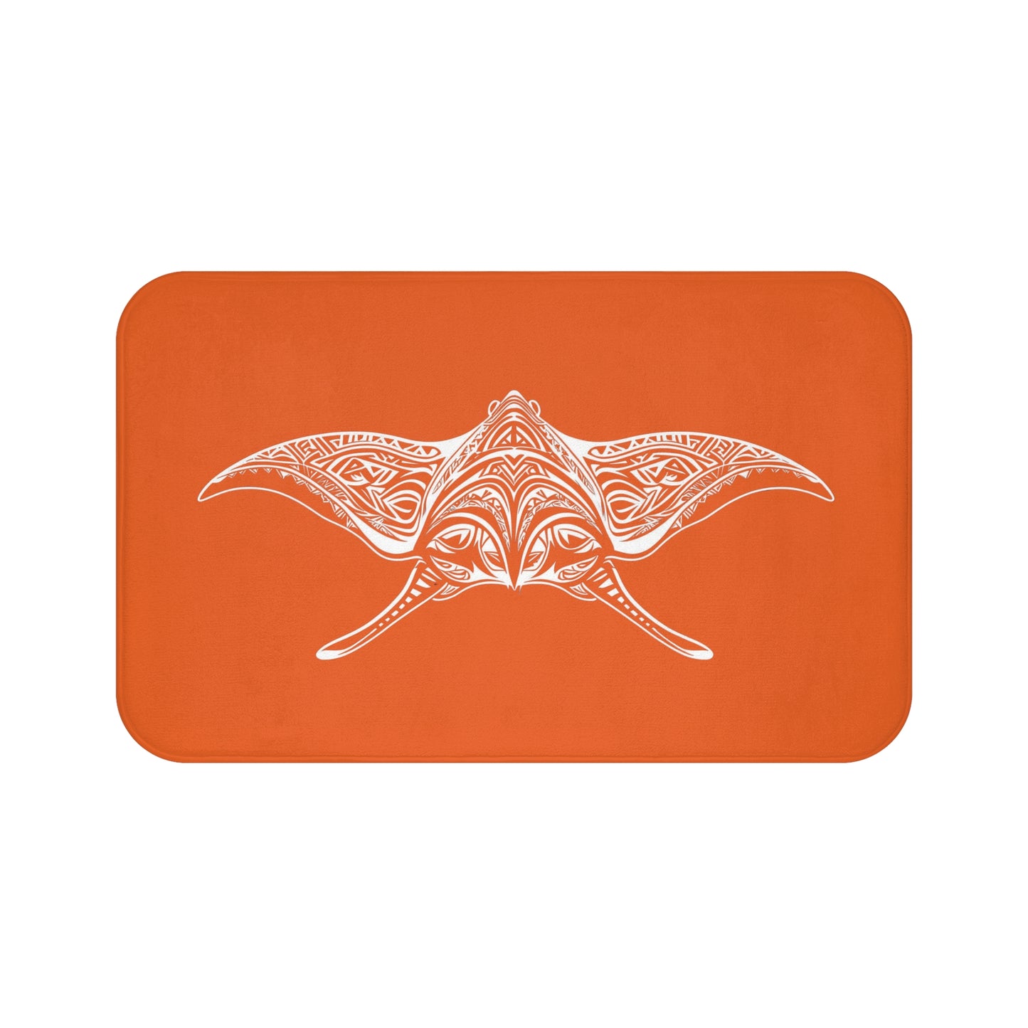 Tribal Bath Mat. Ocean Energy, Tribal Style