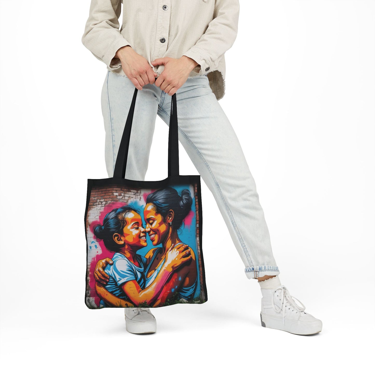Artistic Surge - Eco-Friendly Canvas Tote Bag - SMILING HUG