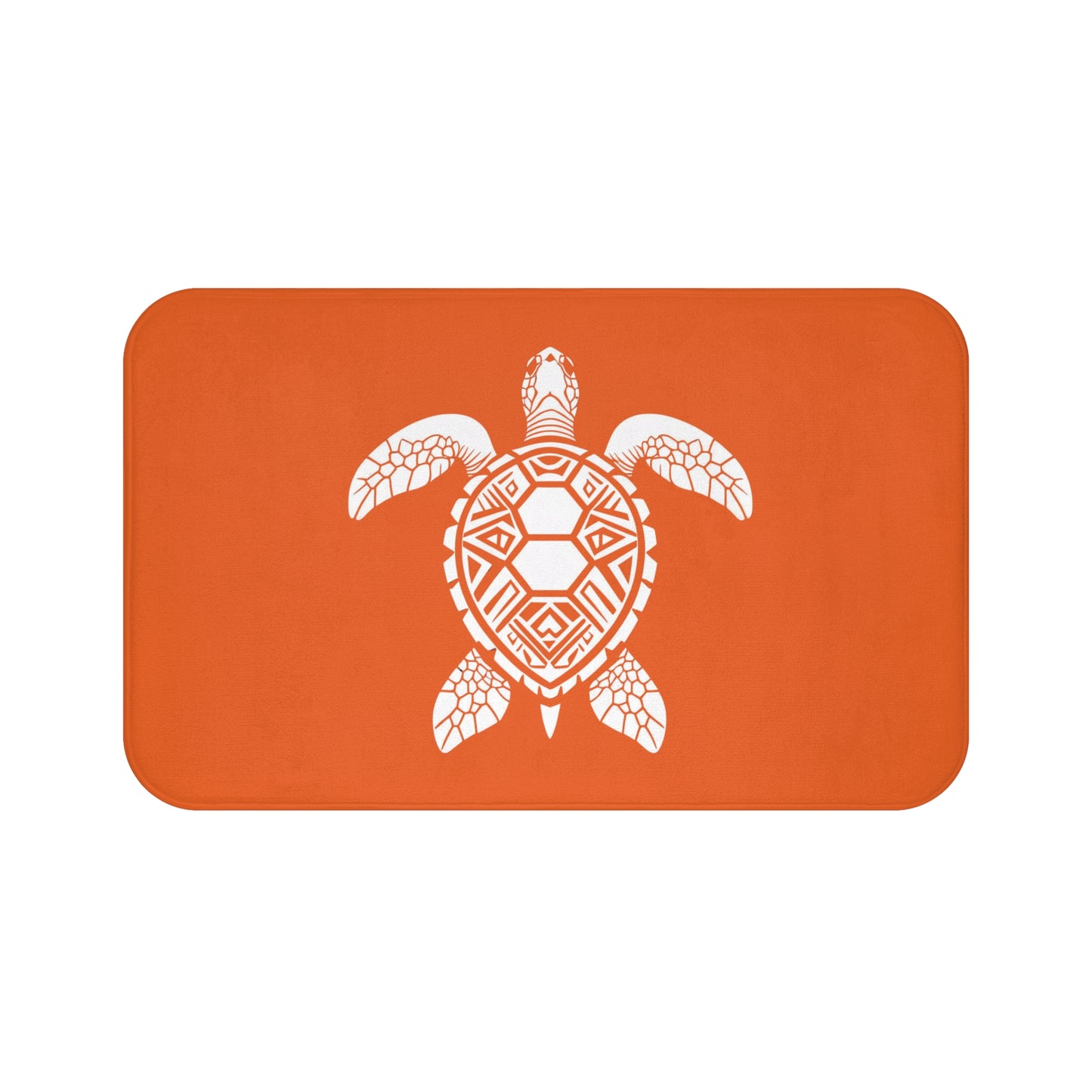 Tribal Bath Mat. Ocean Energy, Tribal Style