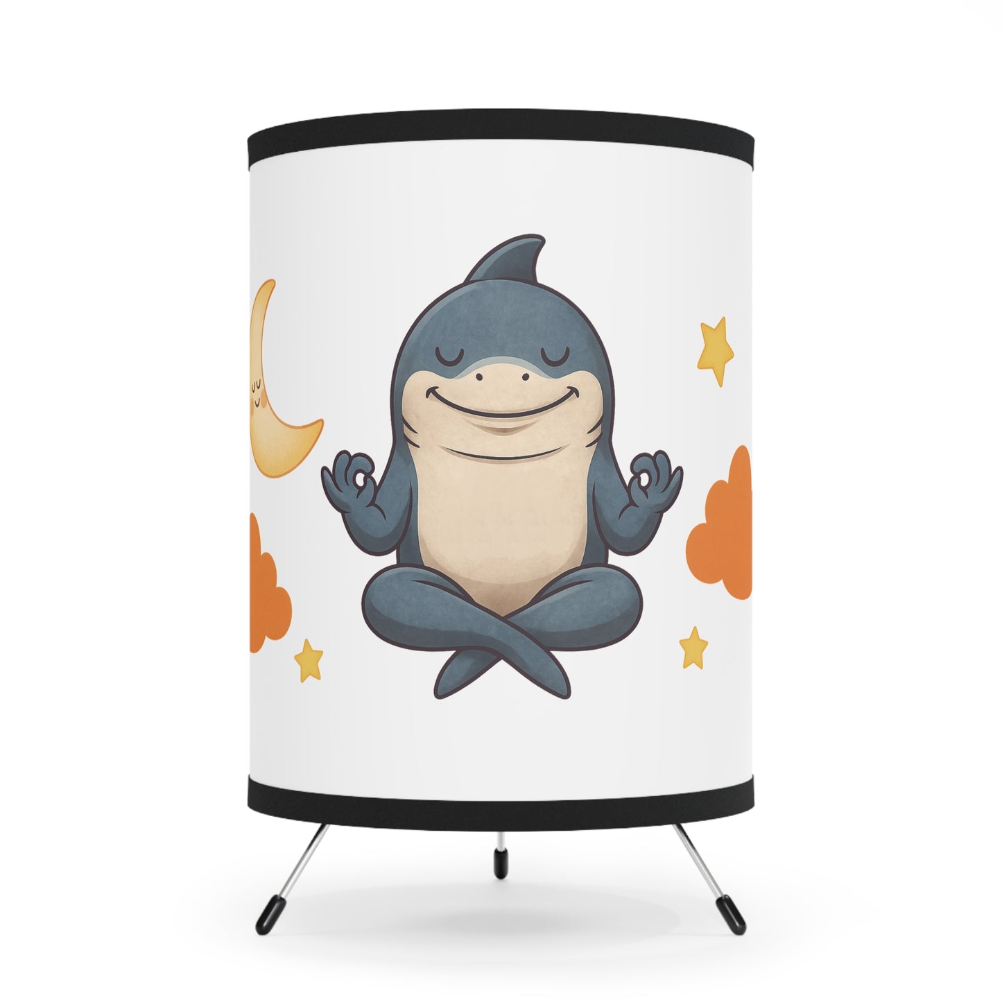 ZEN INSIDE Calming Tripod Lamp. Shark
