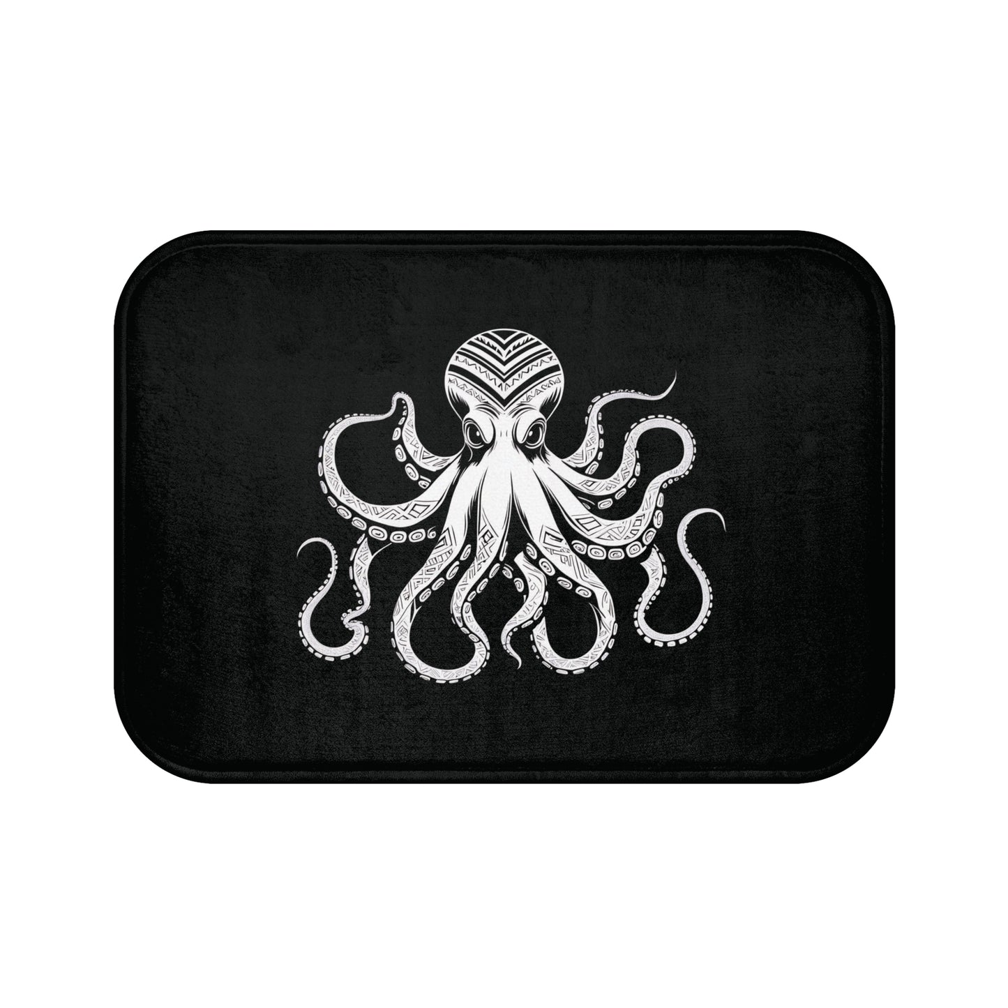 Tribal Bath Mat. Ocean Energy, Tribal Style
