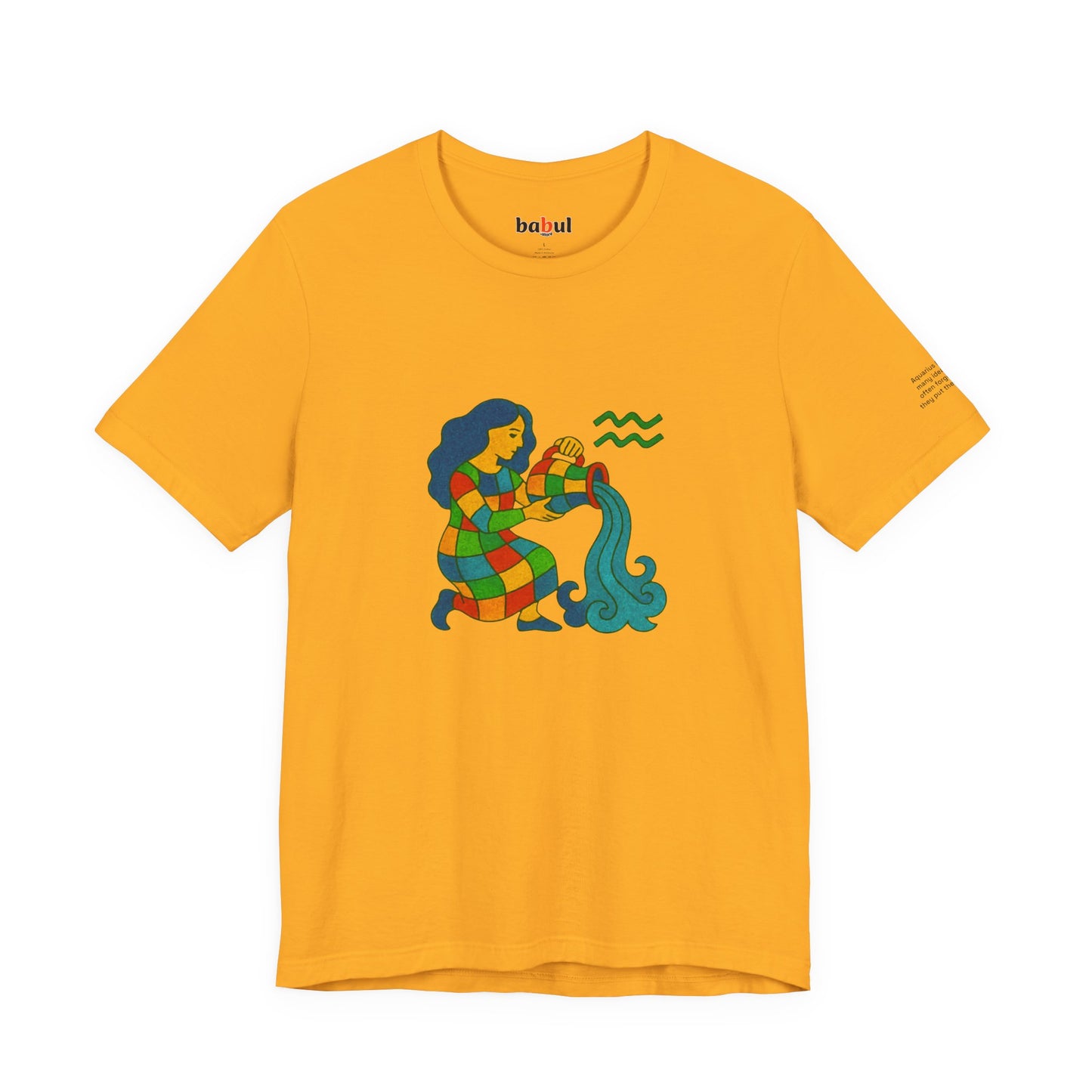 AQUARIUS - T-shirt, The Zodiac Signs According to Saint Phalle