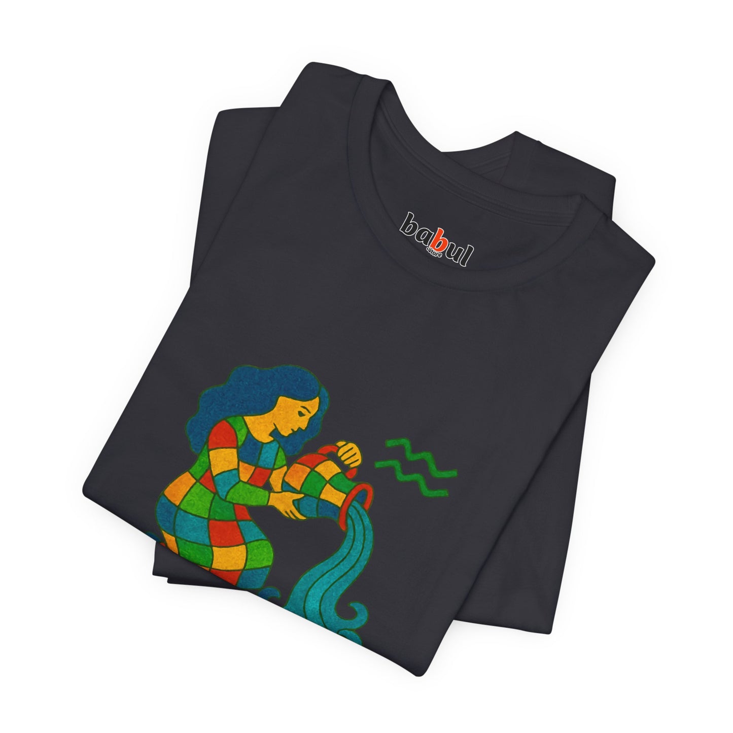 AQUARIUS - T-shirt, The Zodiac Signs According to Saint Phalle