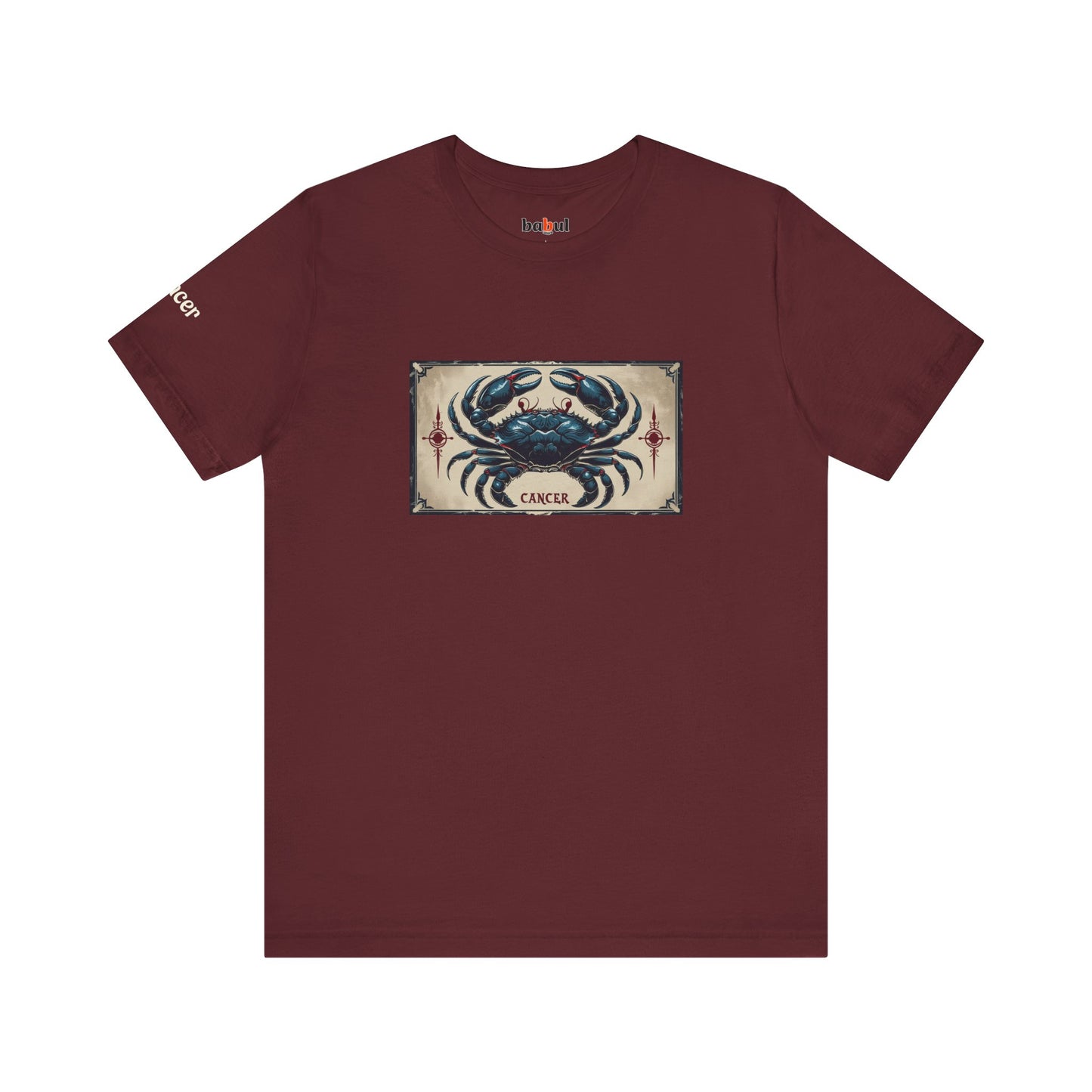 Cancer - Gothic Zodiac T-Shirt. Zodiac in the Shadows