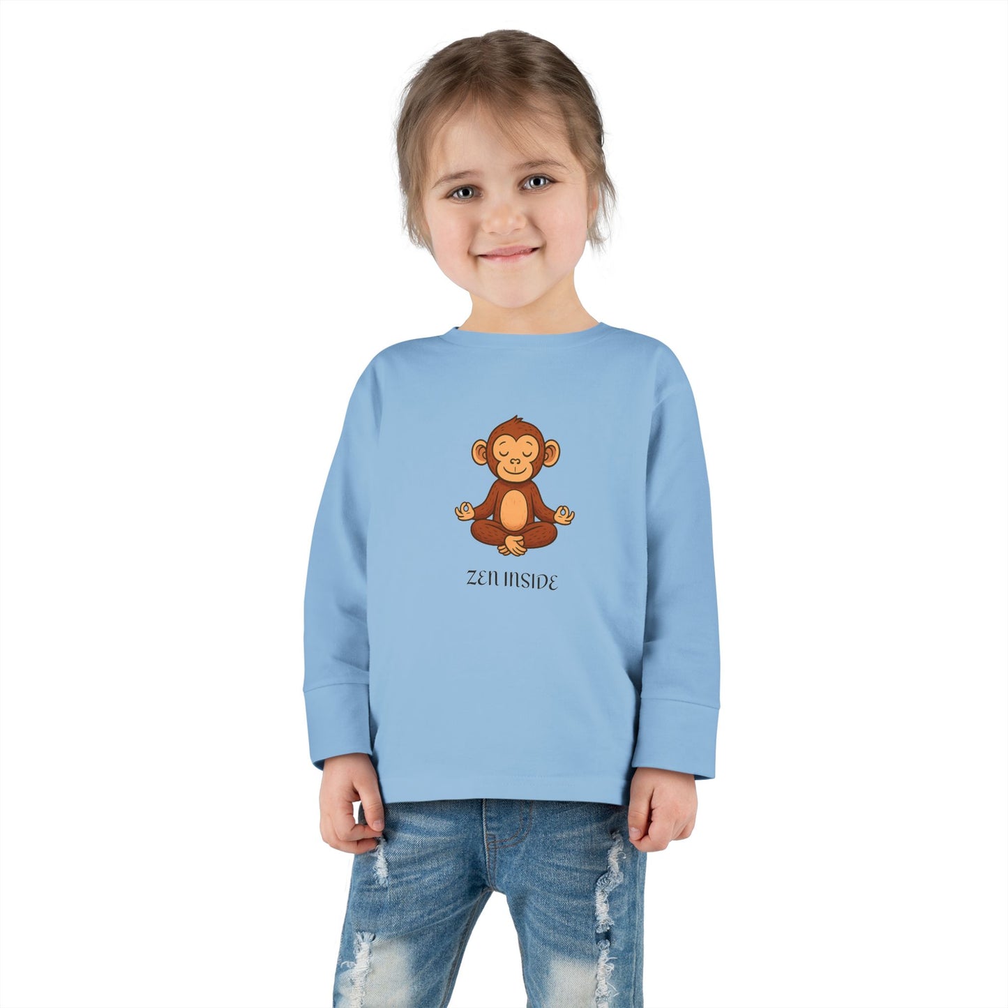 Zen Inside Long Sleeve Tee - MONKEY