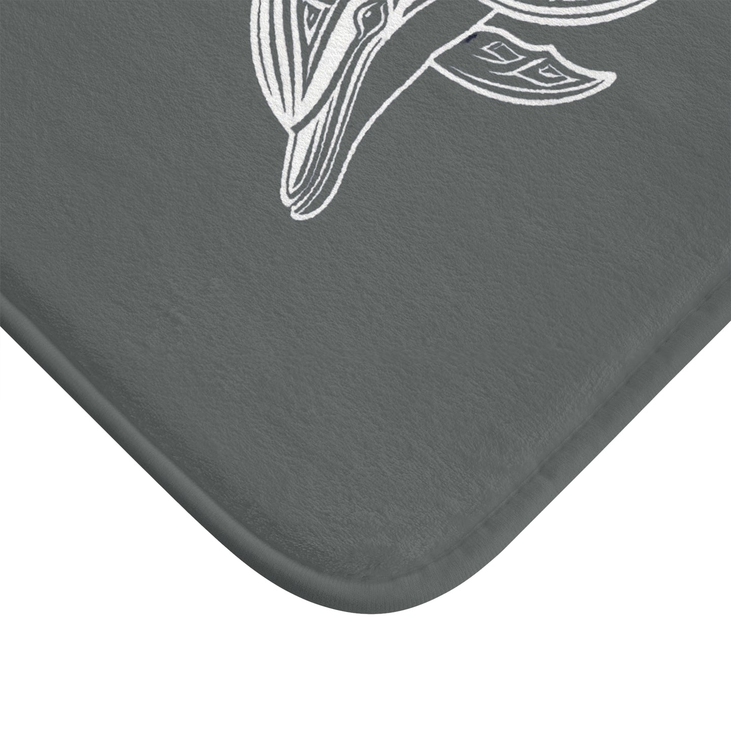 Tribal Bath Mat. Ocean Energy, Tribal Style