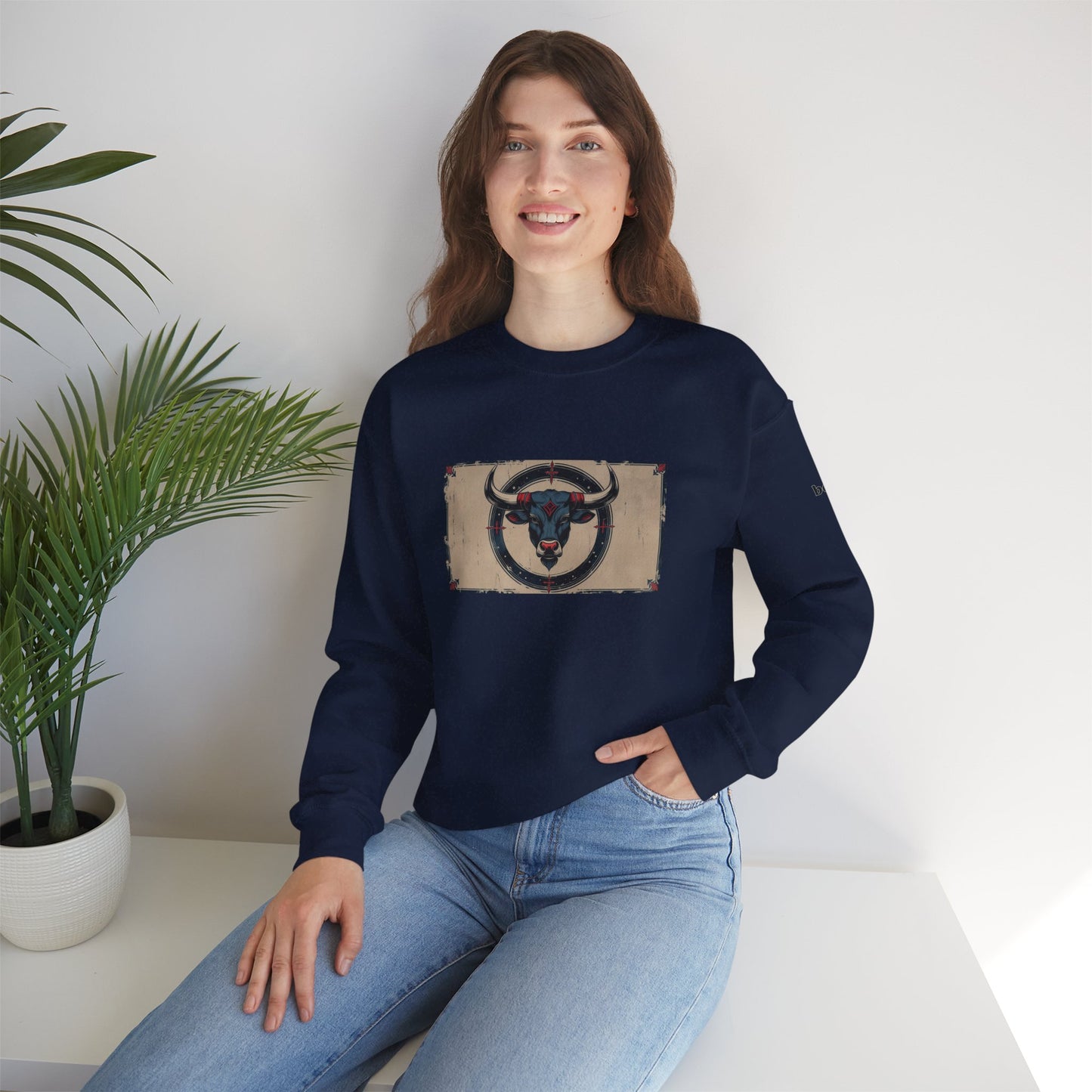 Taurus - Gothic Zodiac Blue Sweatshirt