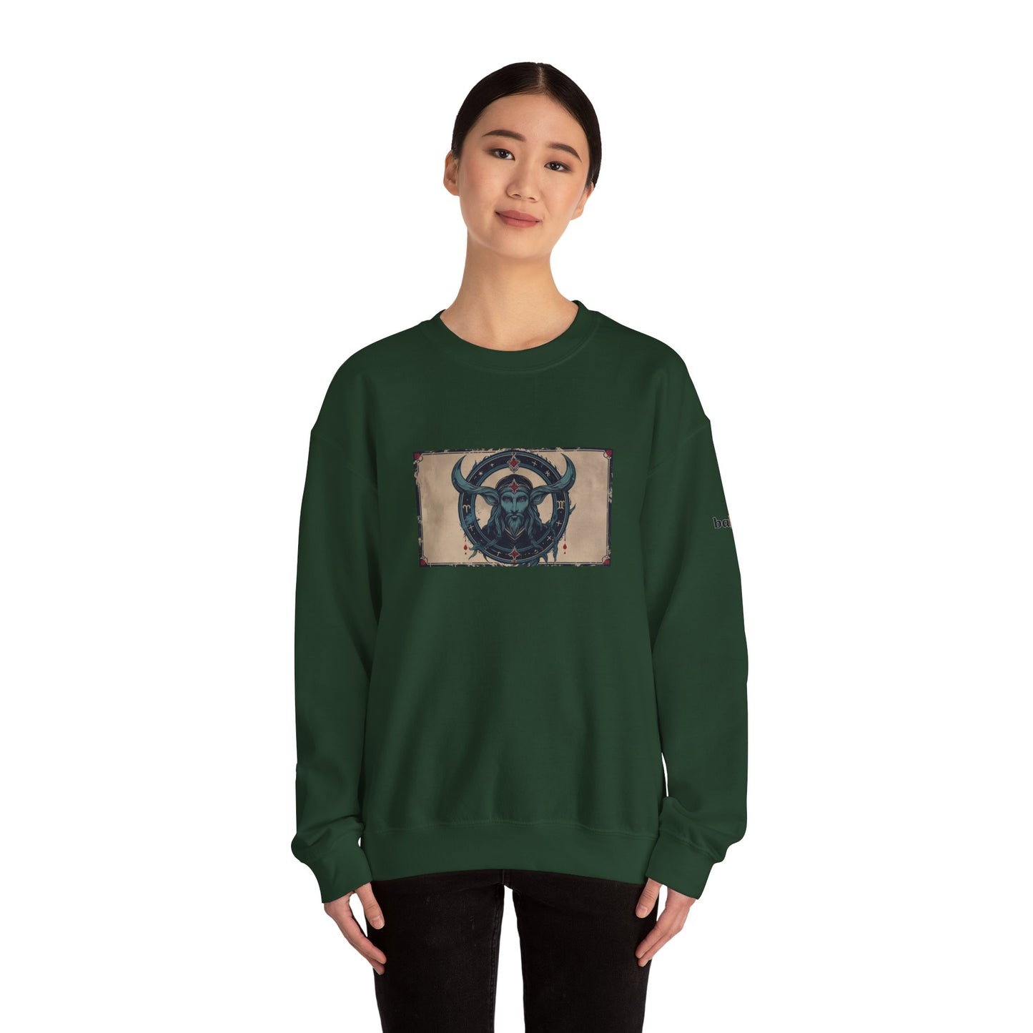 Capricorn - Gothic Zodiac Blue Sweatshirt