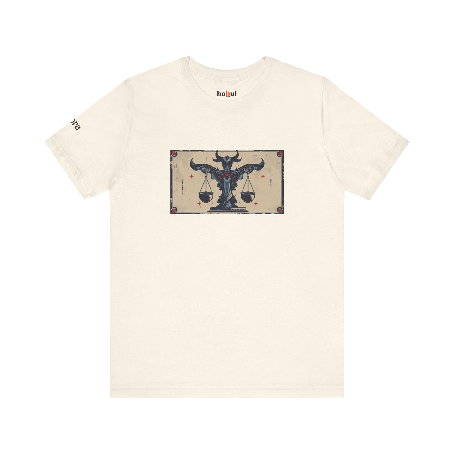 Libra - Gothic Zodiac T-Shirt. Zodiac in the Shadows