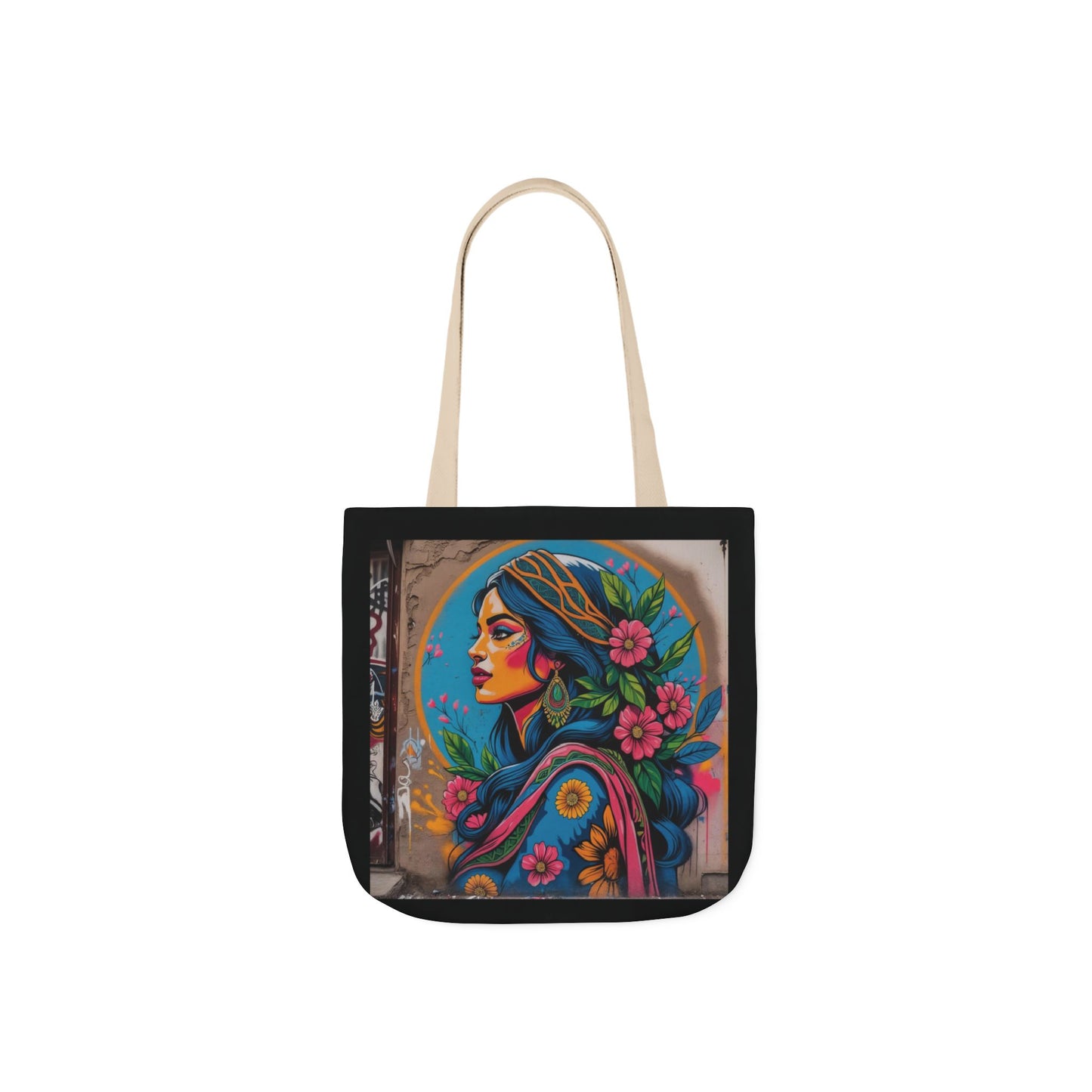 Artistic Surge - Eco-Friendly Canvas Tote Bag - FLOWERED WOMAN