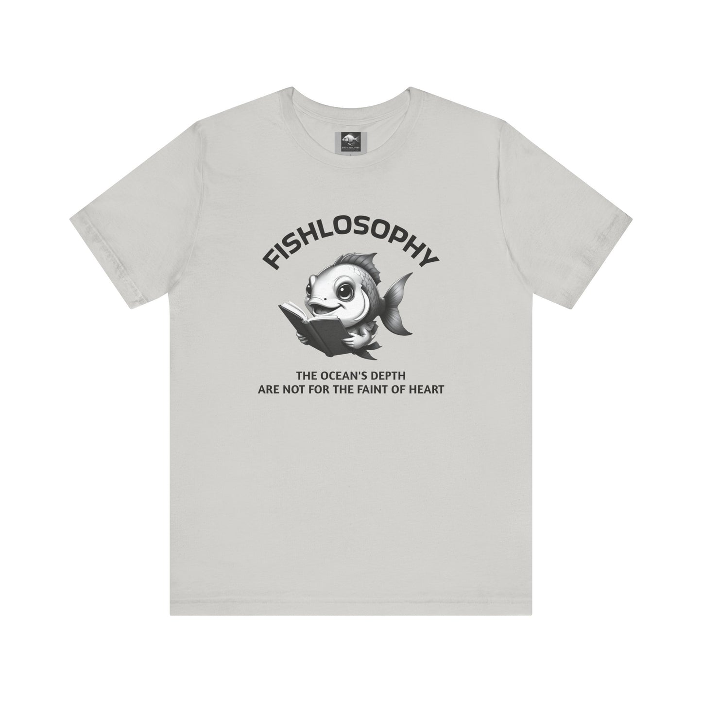 Fishlosophy Unisex Jersey Short Sleeve Tee – The Ocean' depth is not for the faint of heart
