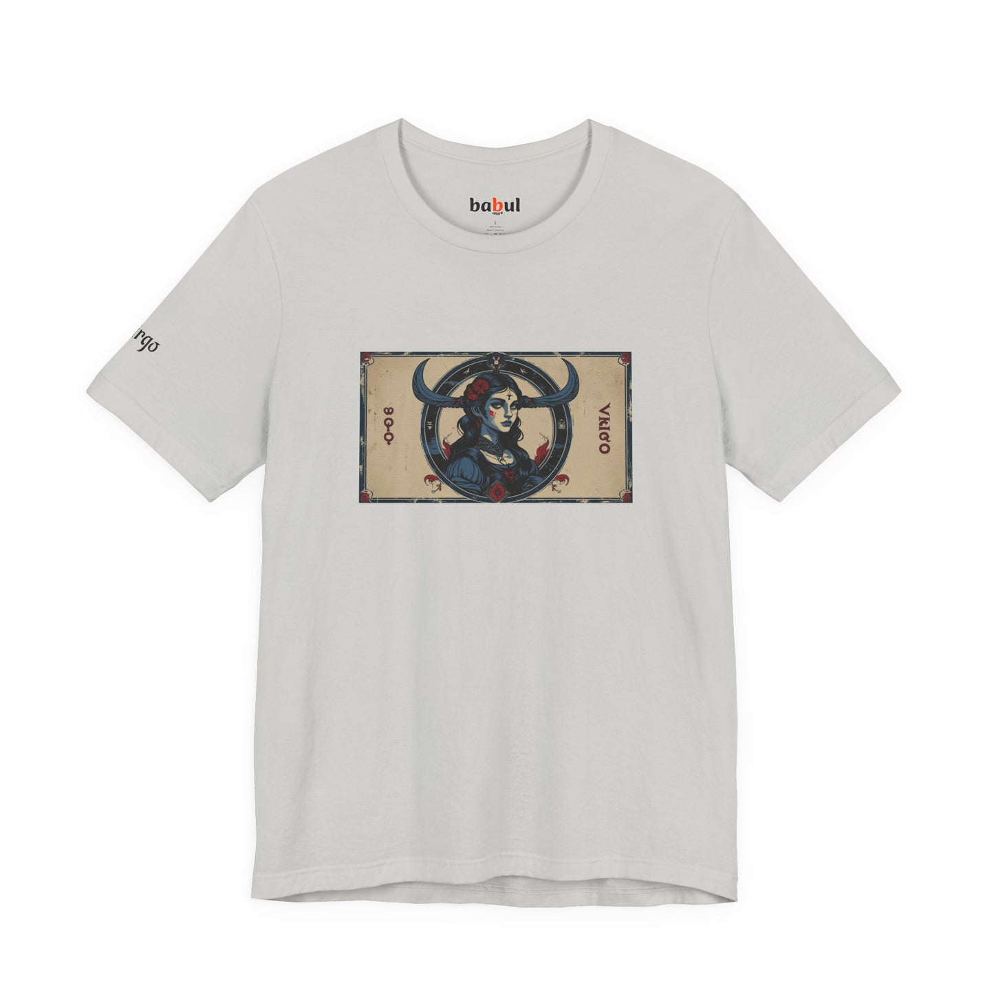 Virgo - Gothic Zodiac T-Shirt. Zodiac in the Shadows